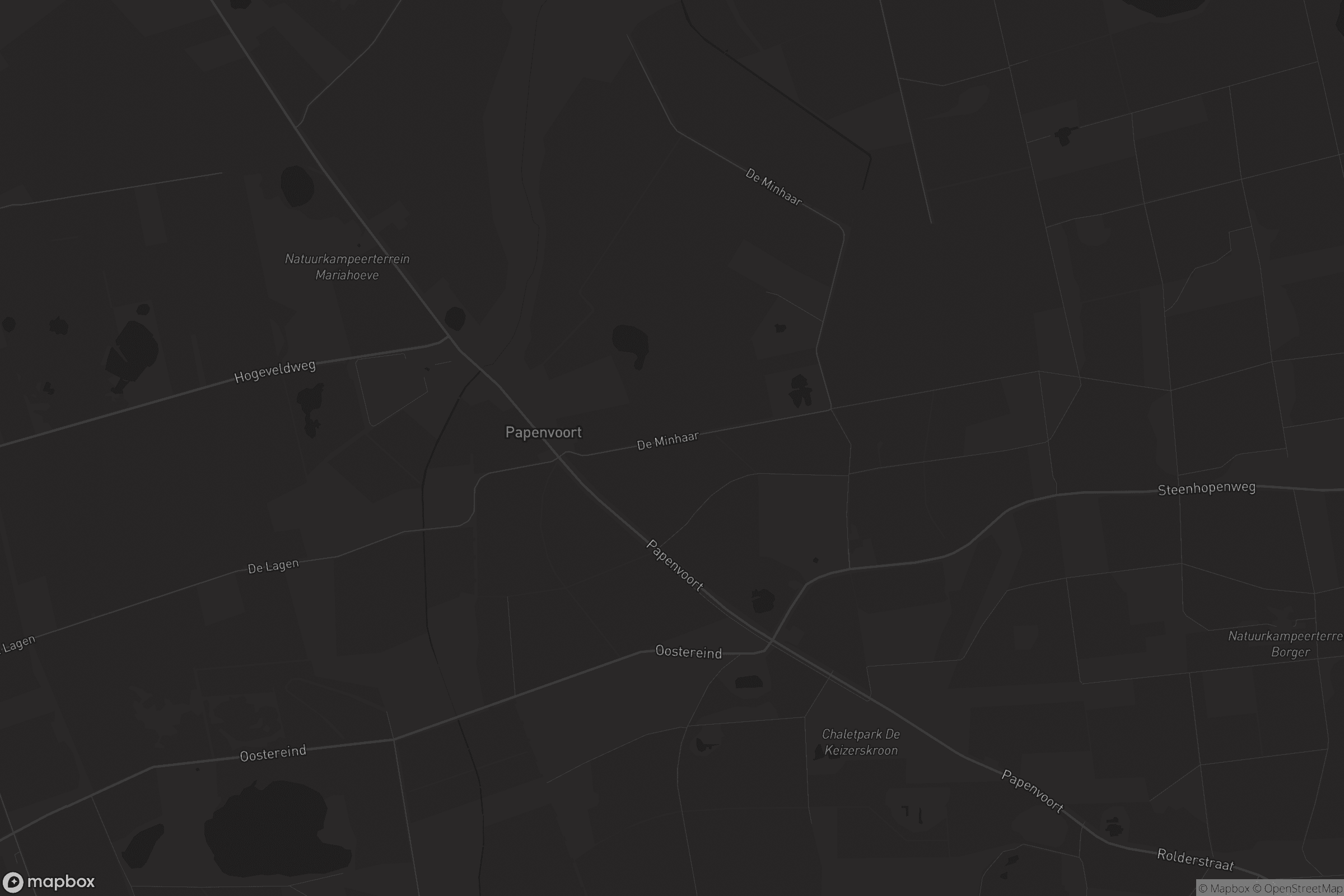 Kaart van Papenvoort