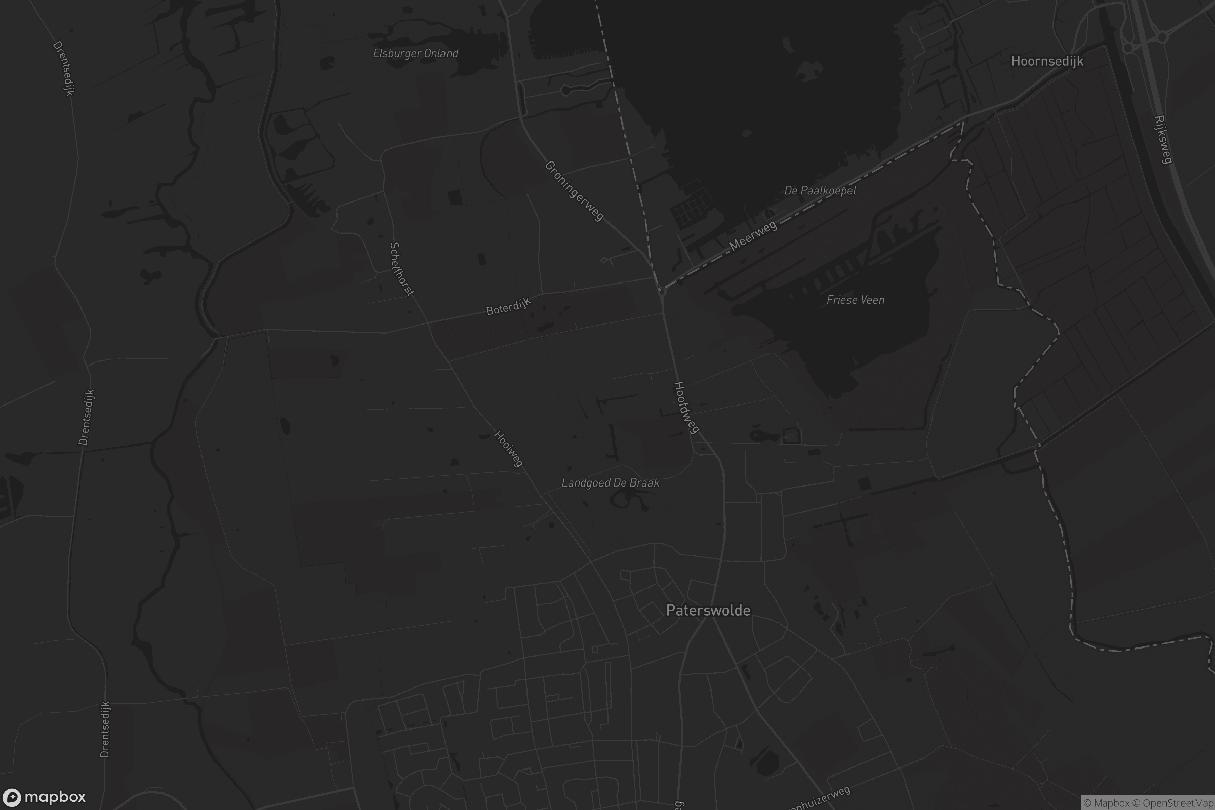 Kaart van Paterswolde