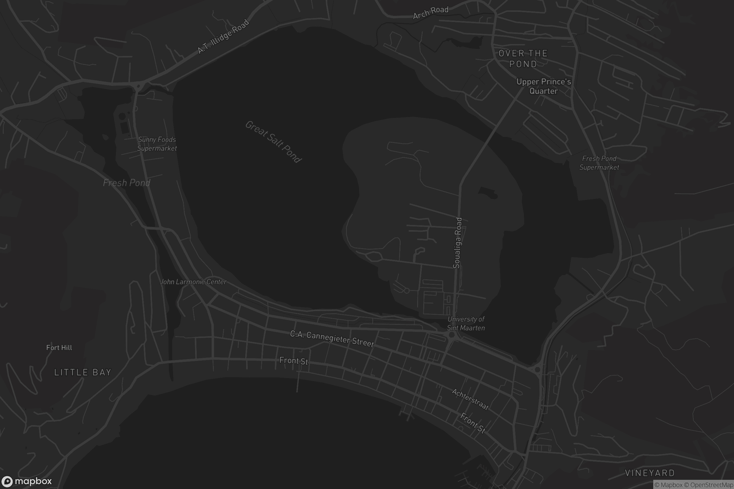 Kaart van Philipsburg