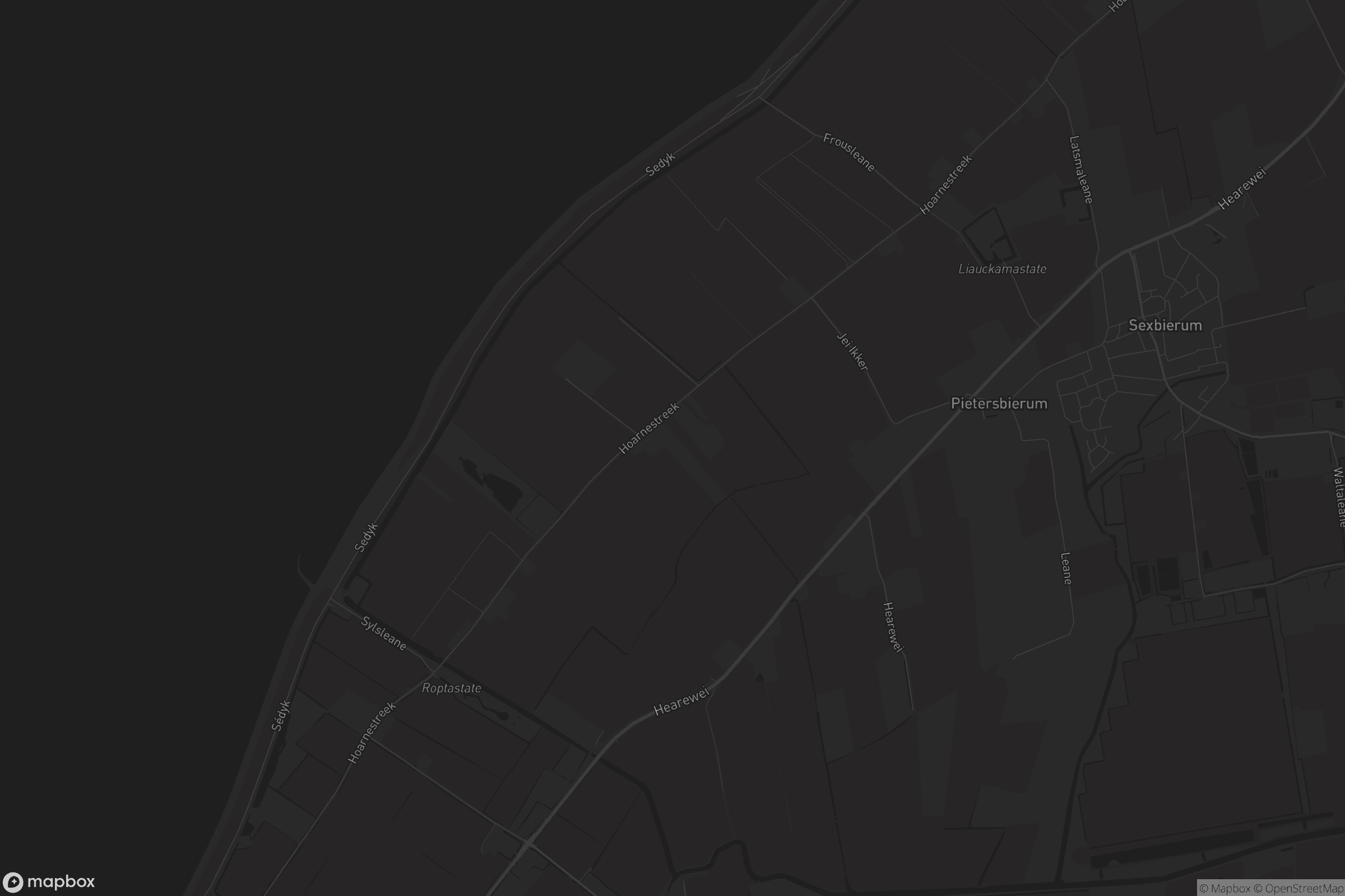 Kaart van Pietersbierum