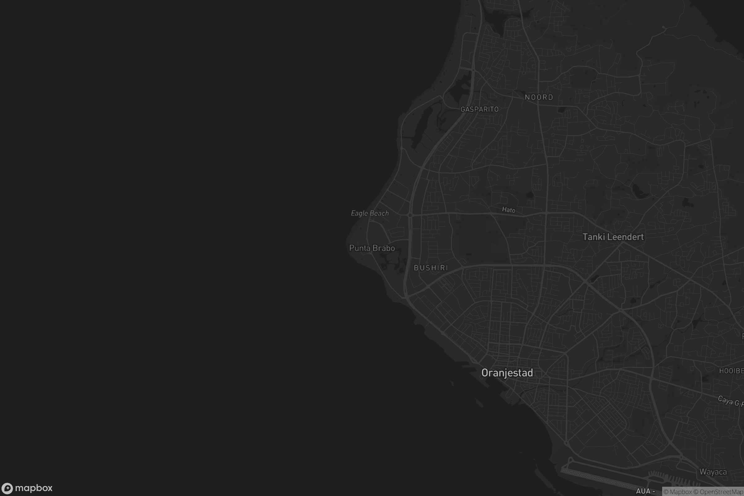 Kaart van Punta Brabo