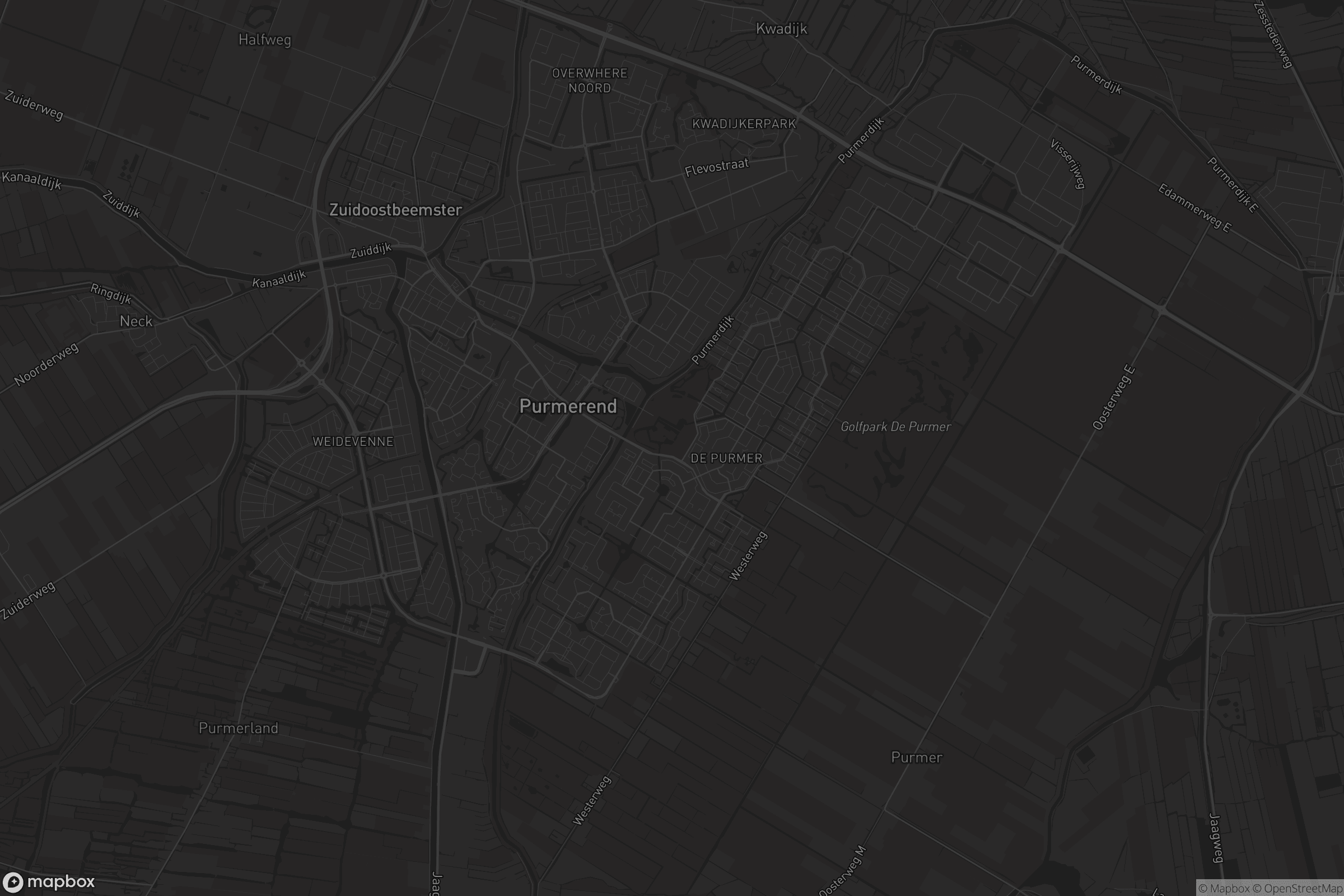 Kaart van Purmerend