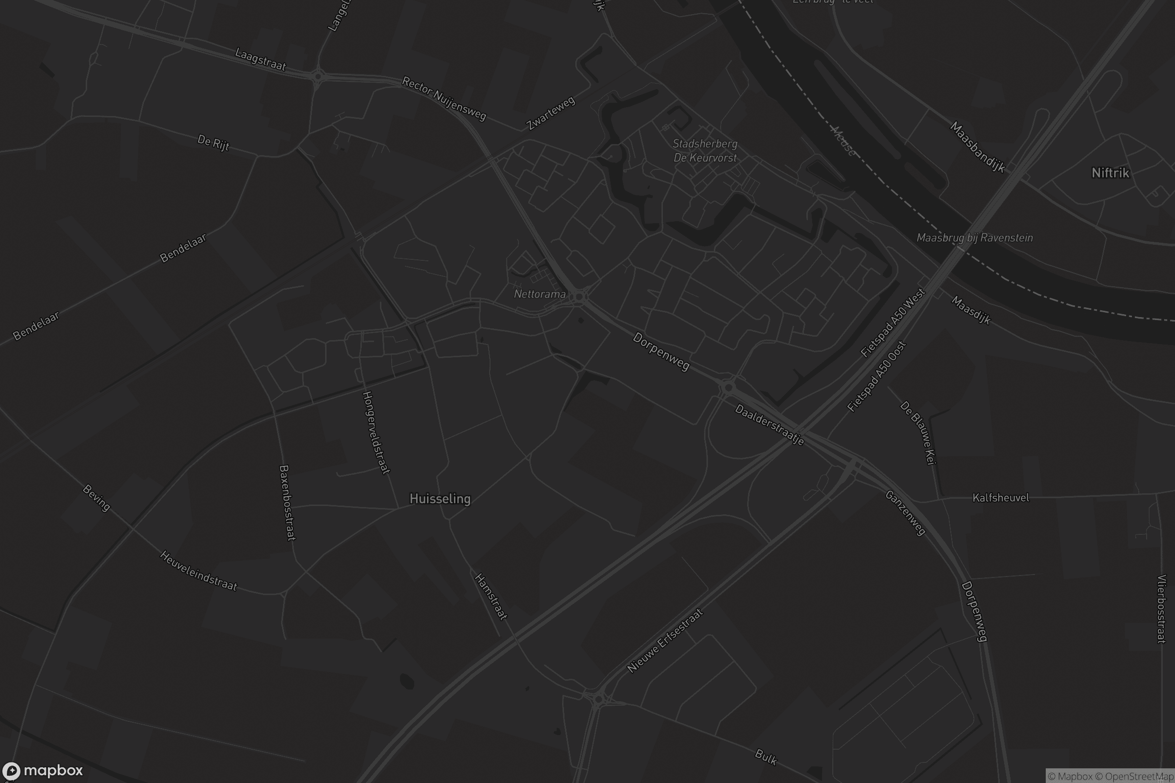 Kaart van Ravenstein