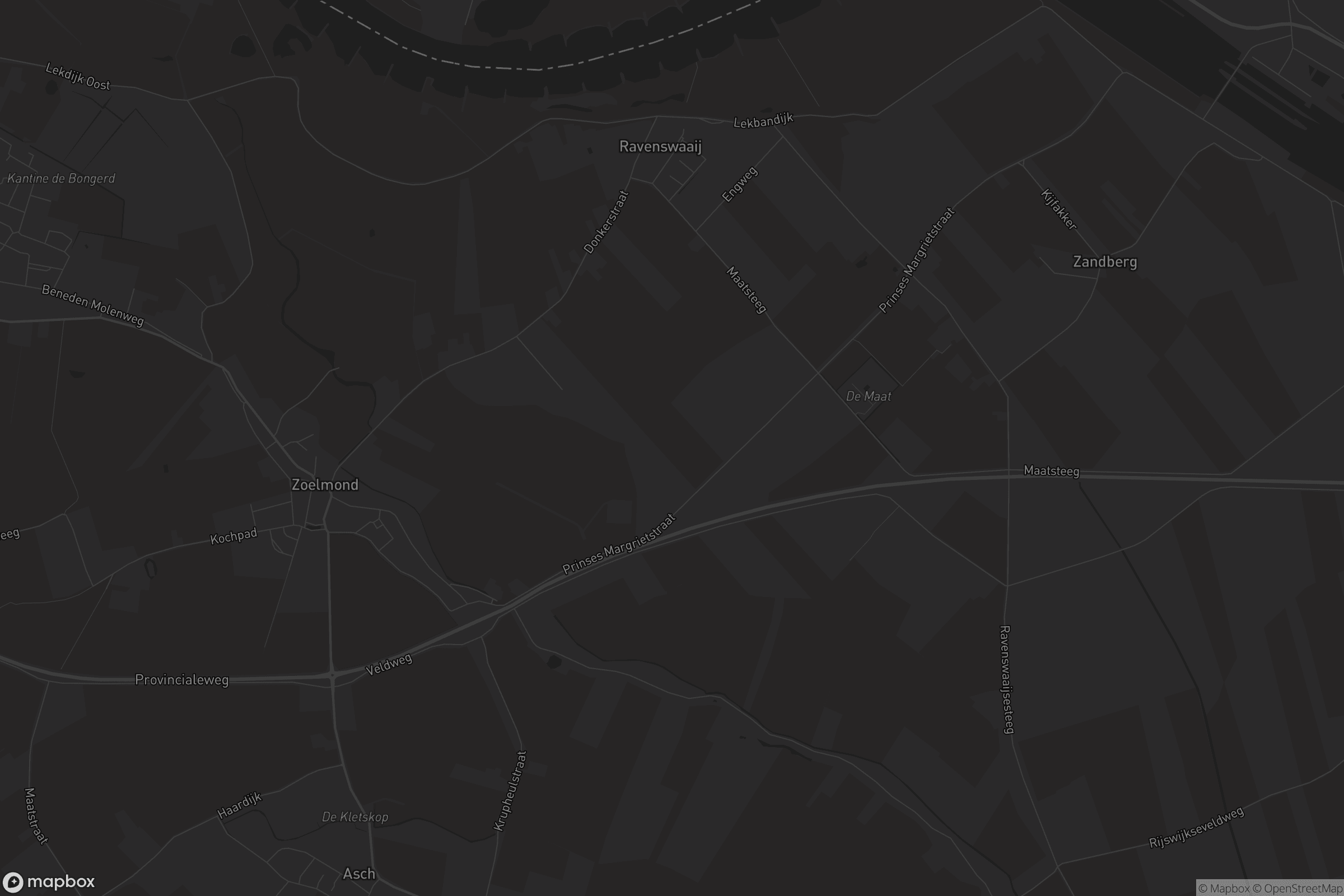 Kaart van Ravenswaaij