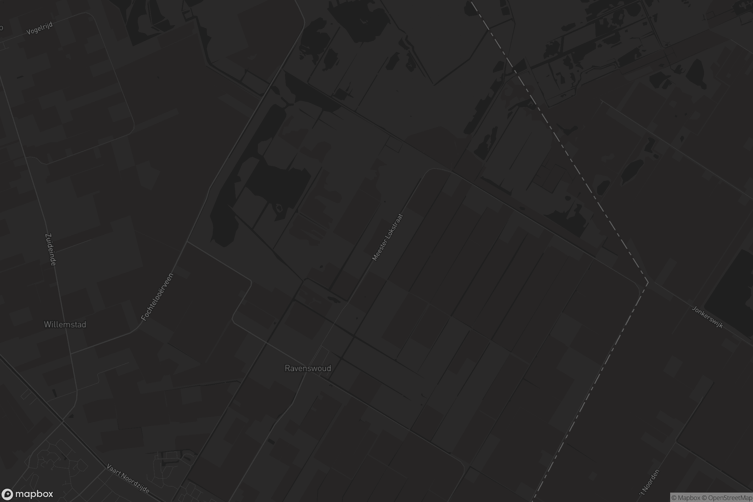 Kaart van Ravenswoud