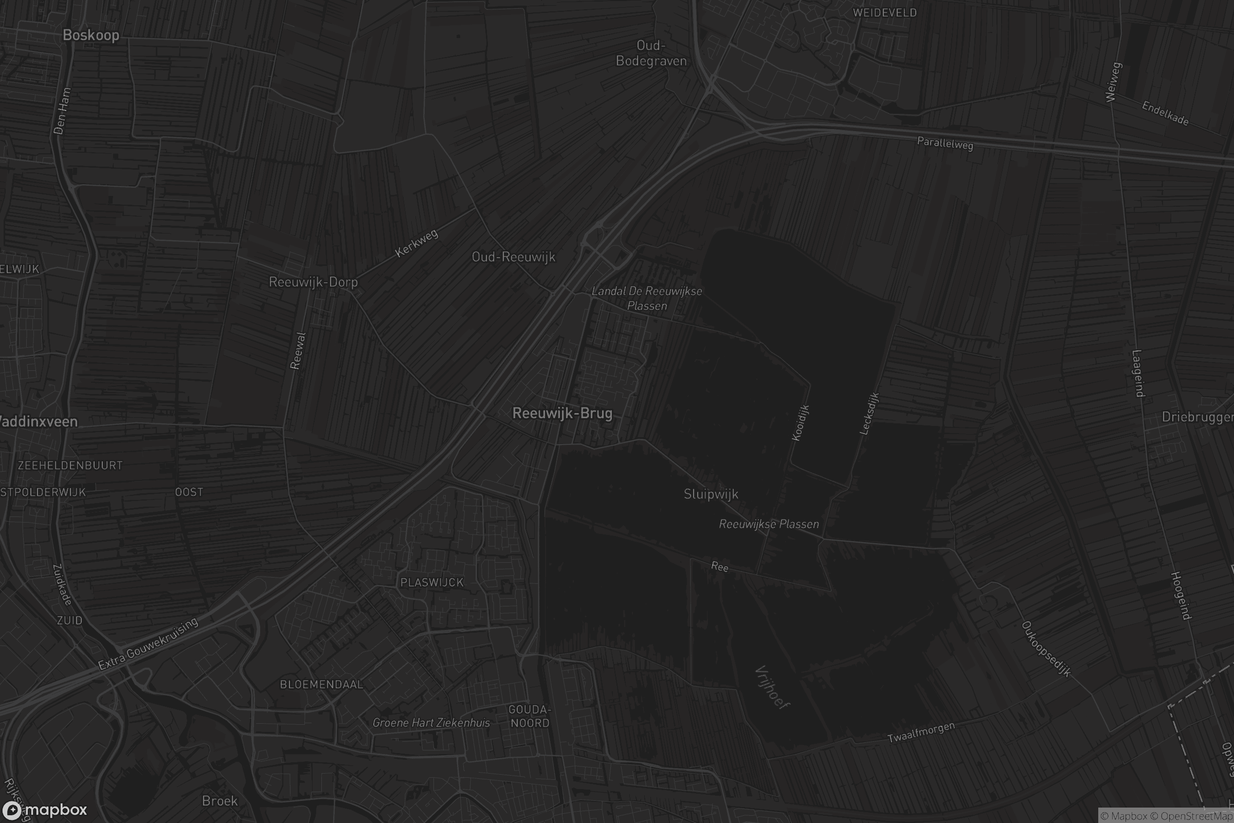 Kaart van Reeuwijk