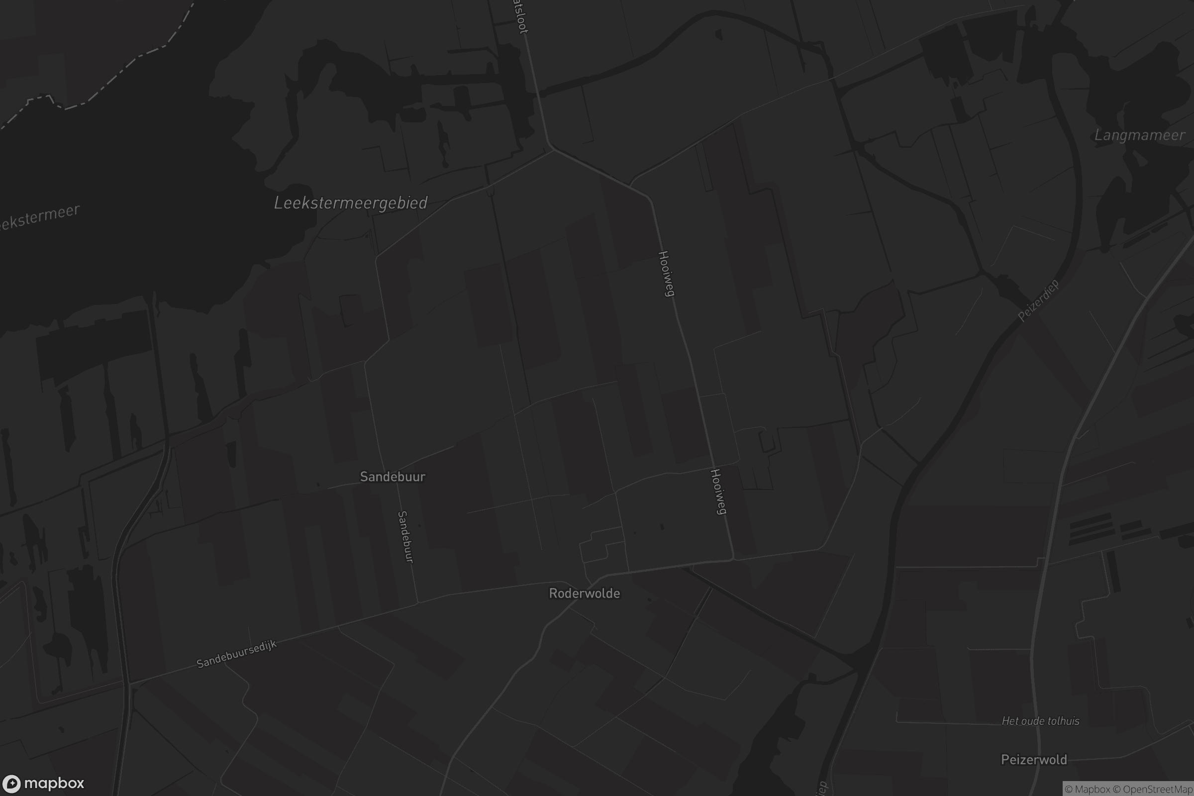 Kaart van Roderwolde