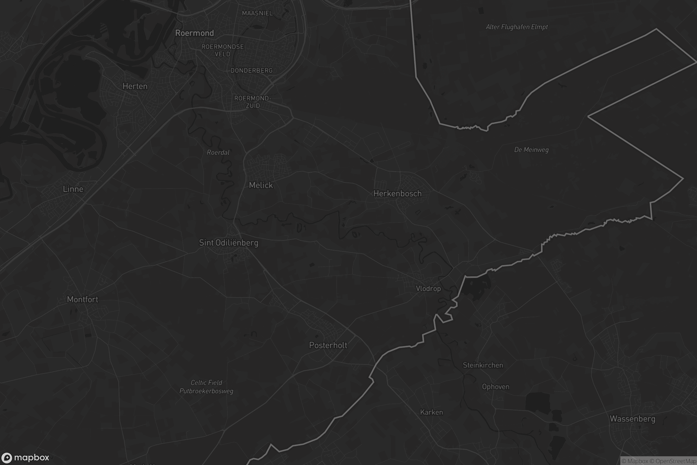 Kaart van Roerdalen