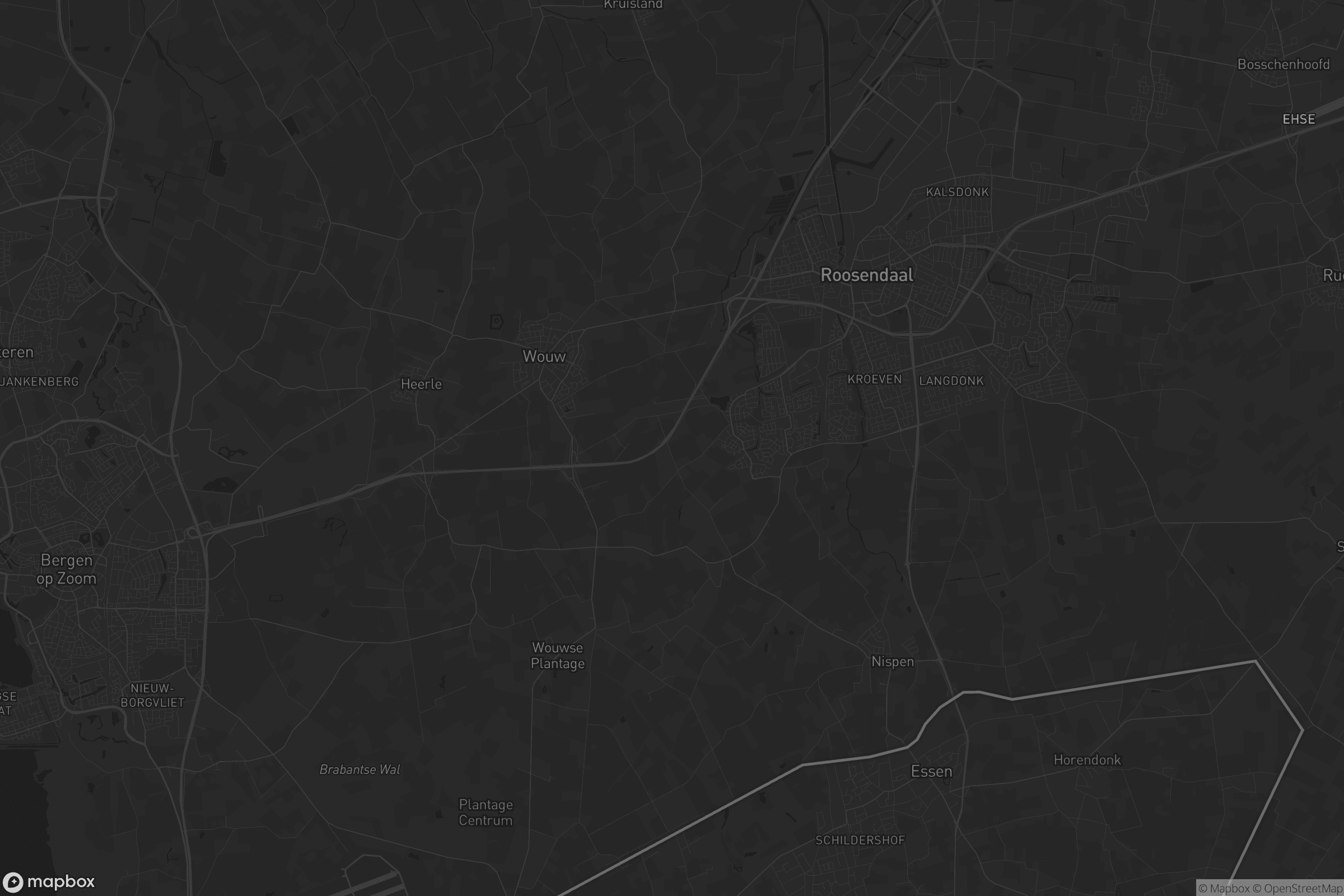 Kaart van Roosendaal