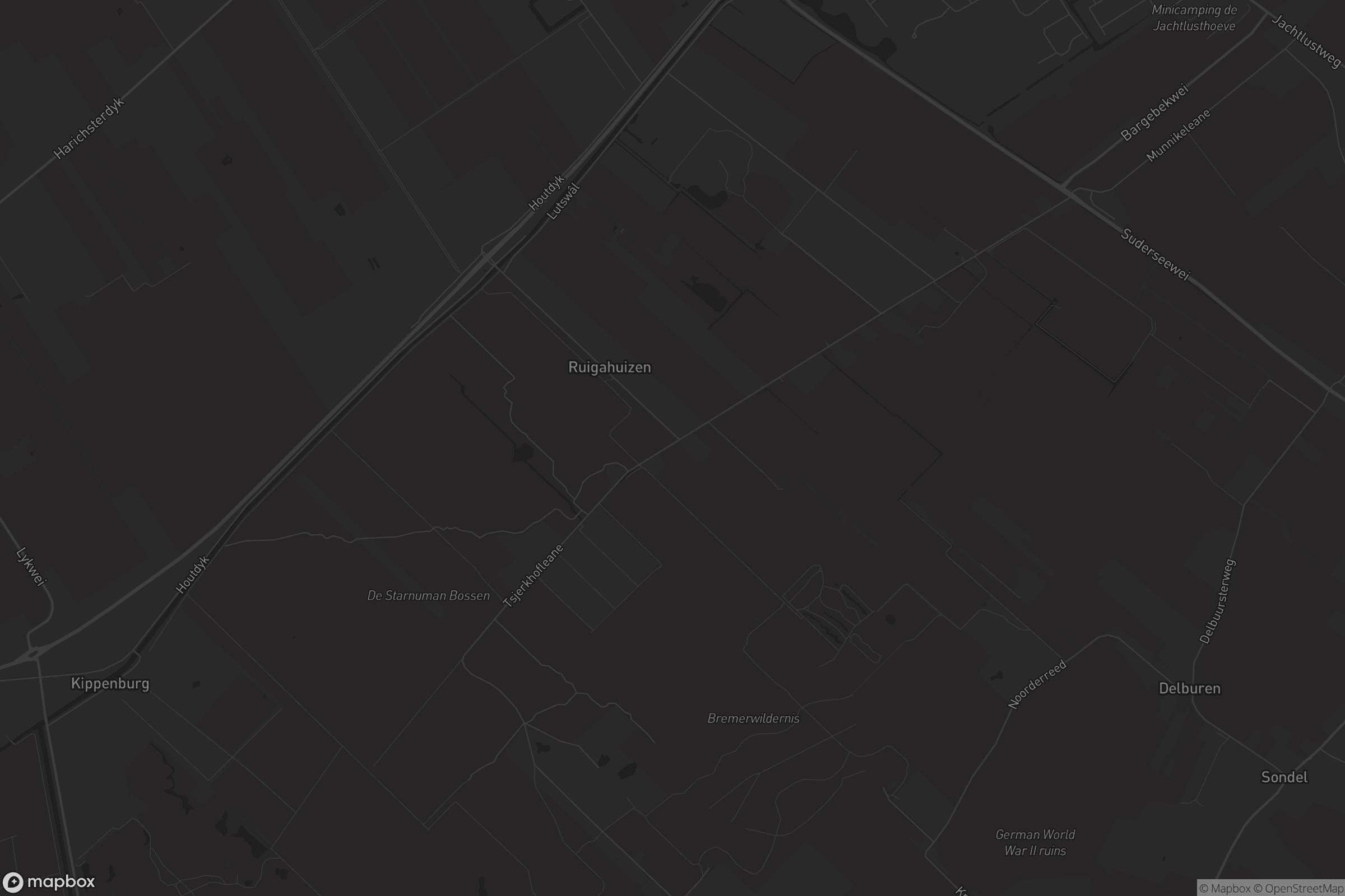 Kaart van Ruigahuizen