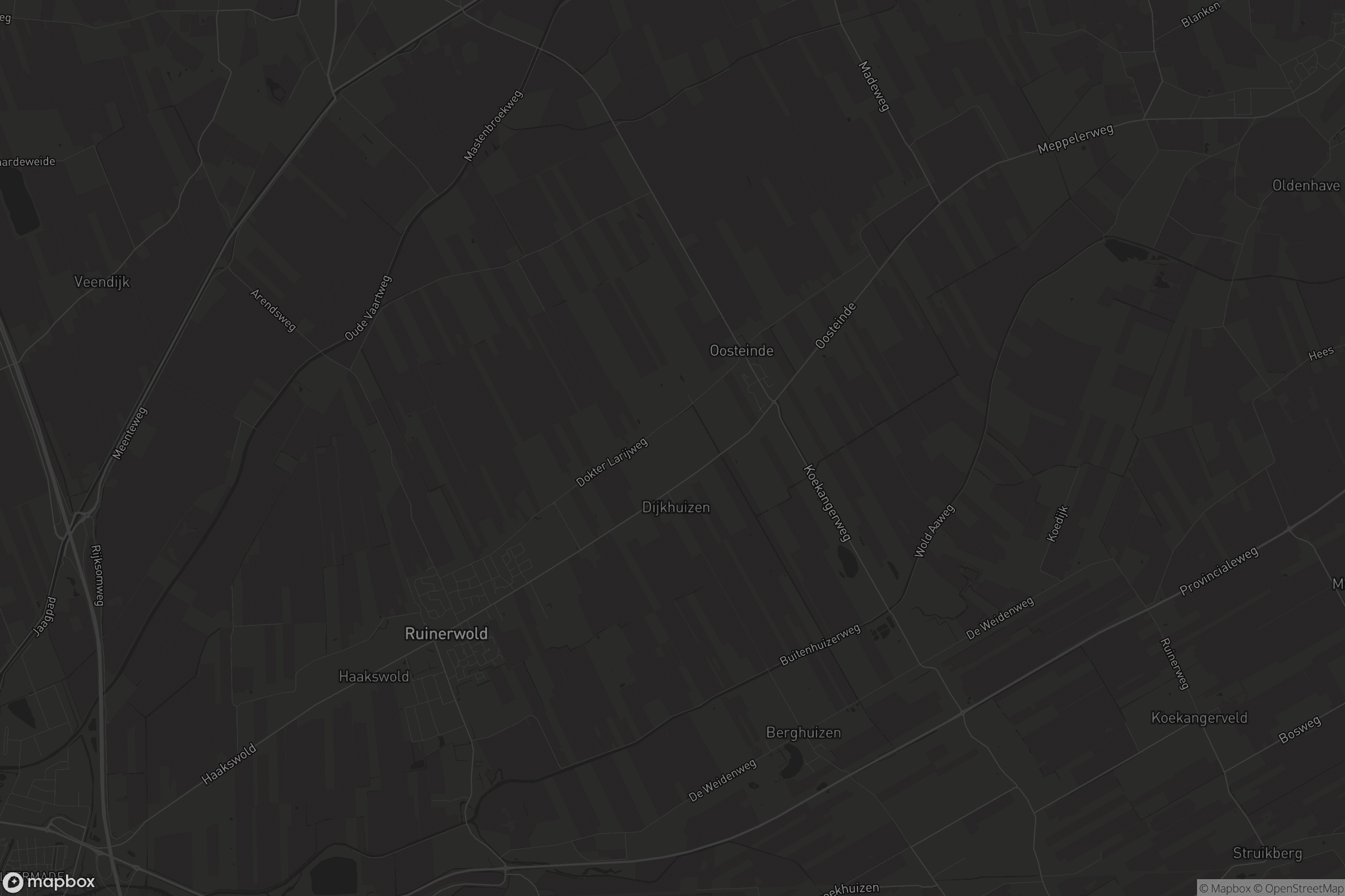 Kaart van Ruinerwold