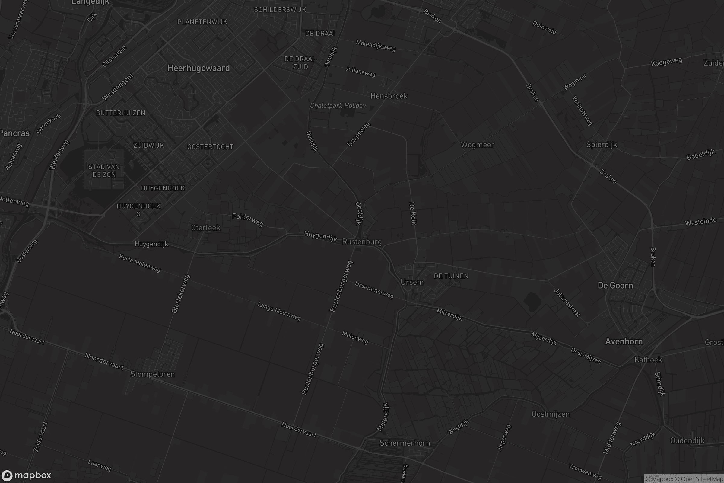 Kaart van Rustenburg