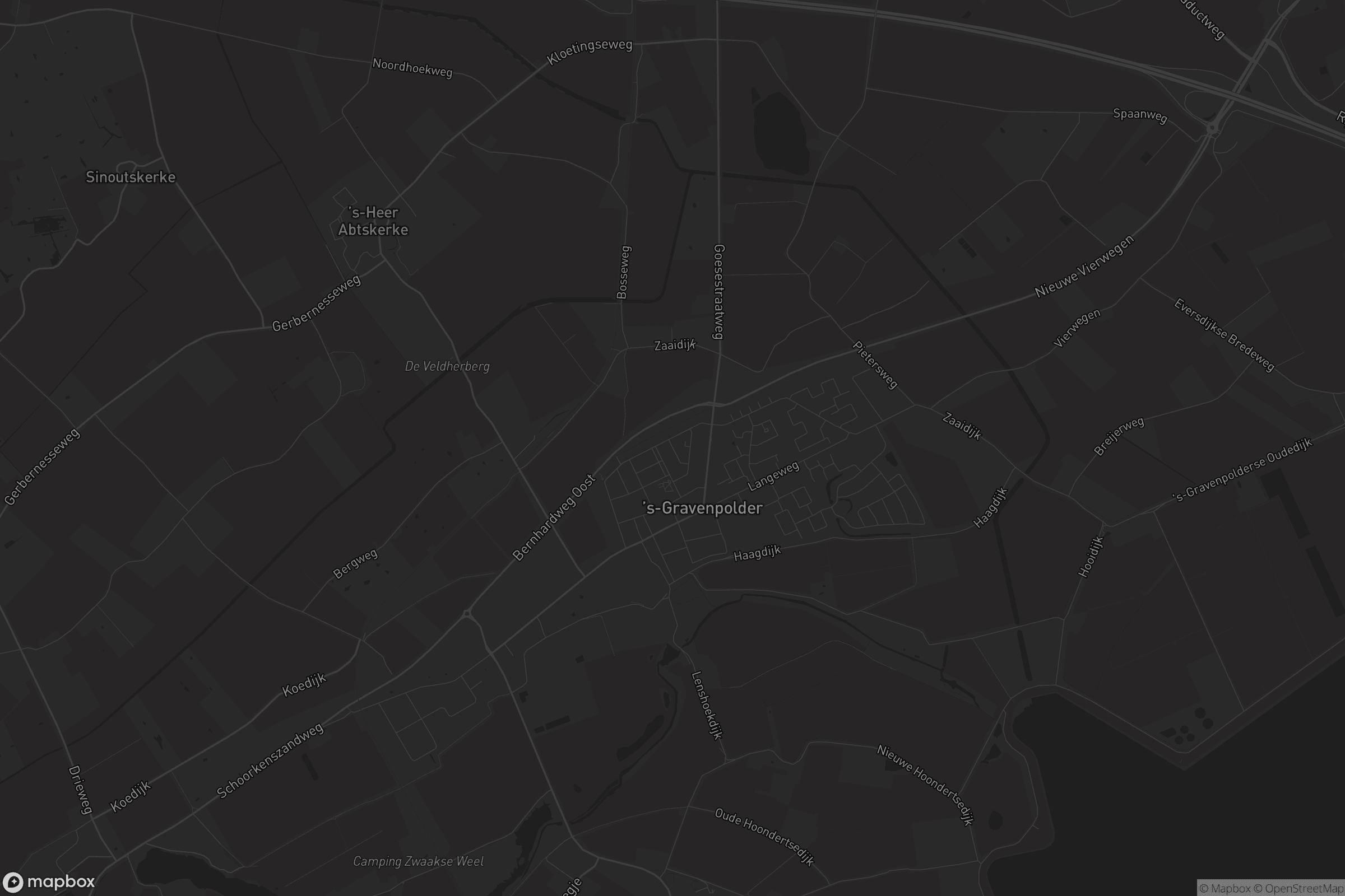 Kaart van 's-Gravenpolder