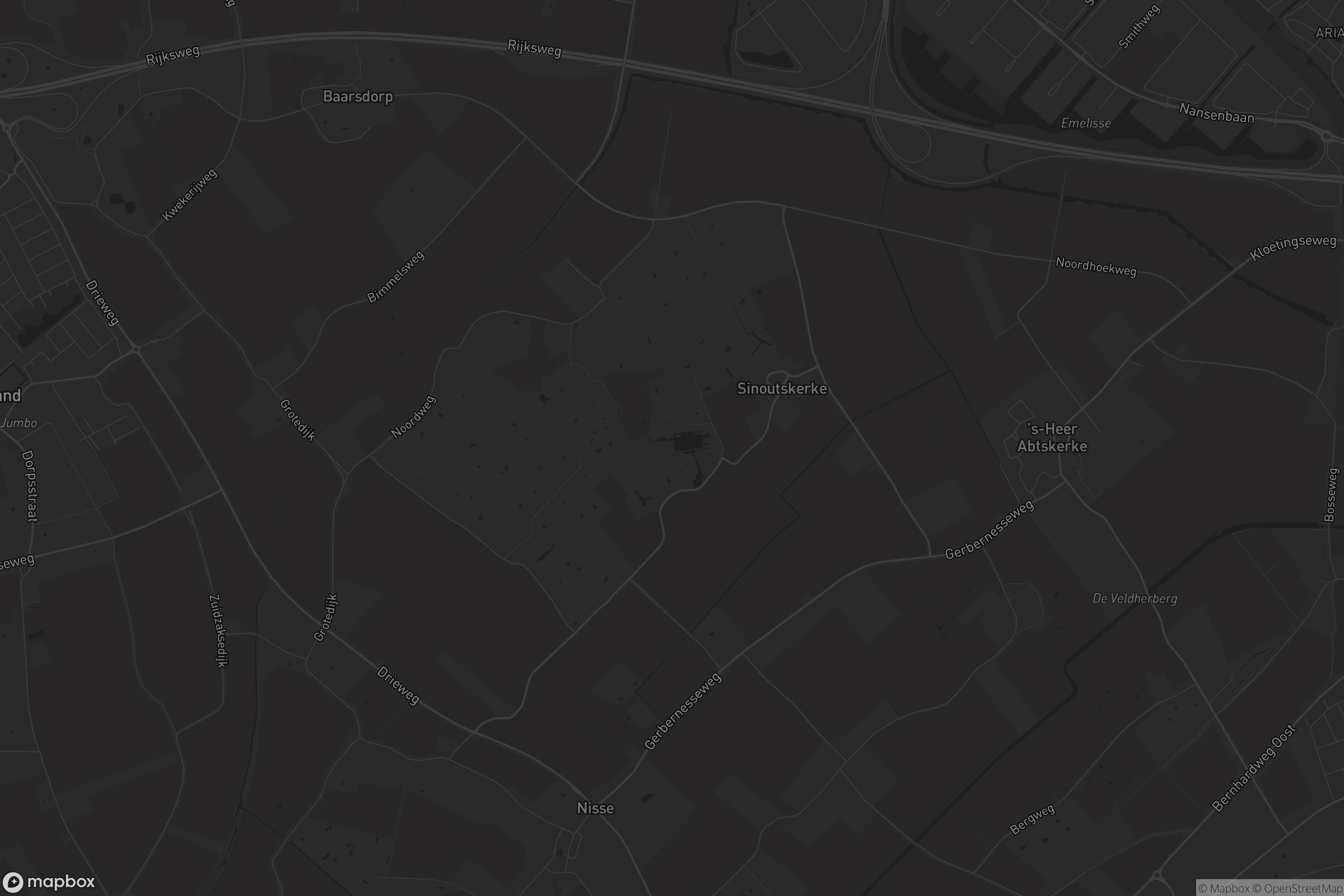 Kaart van 's-Heer Abtskerke