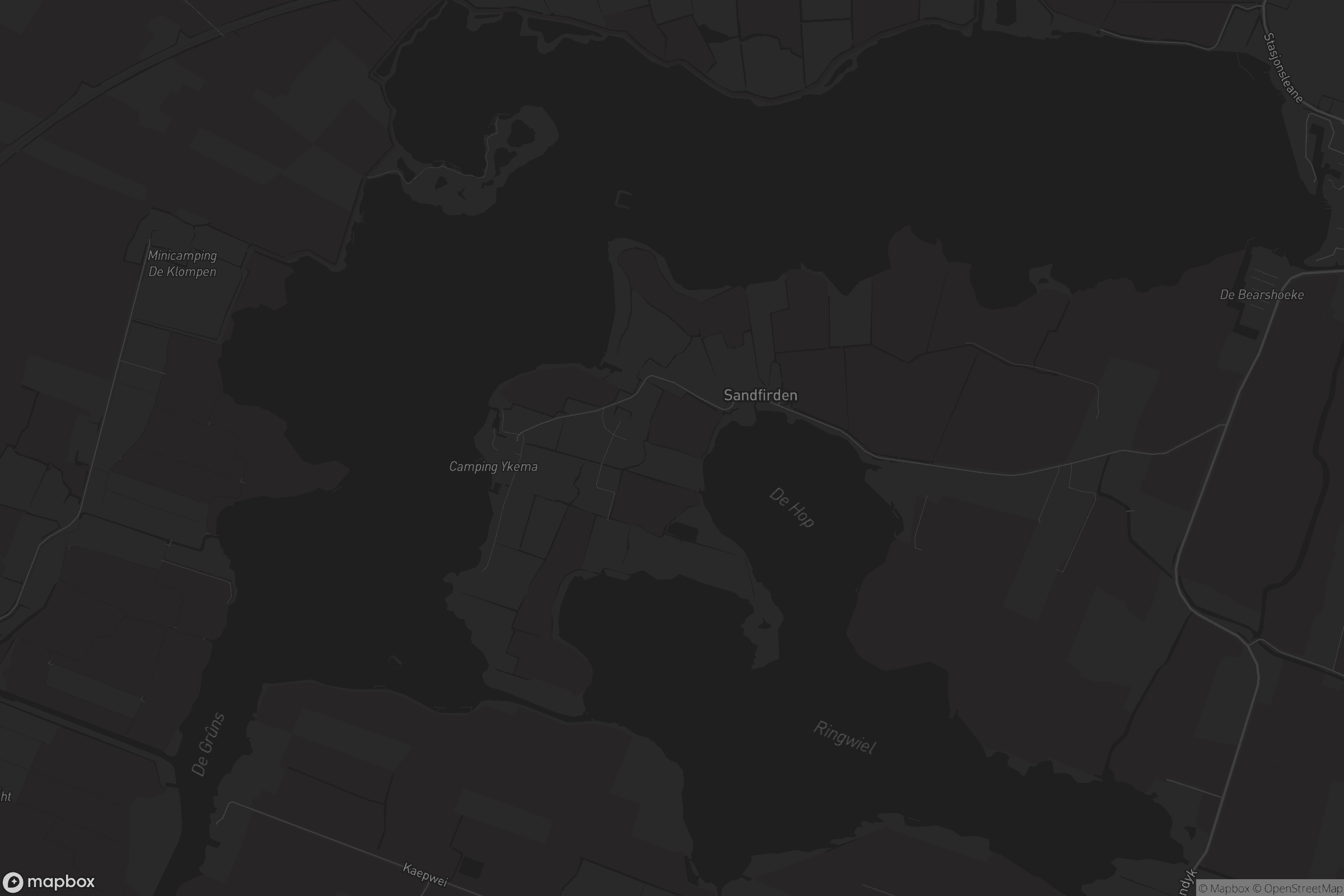 Kaart van Sandfirden