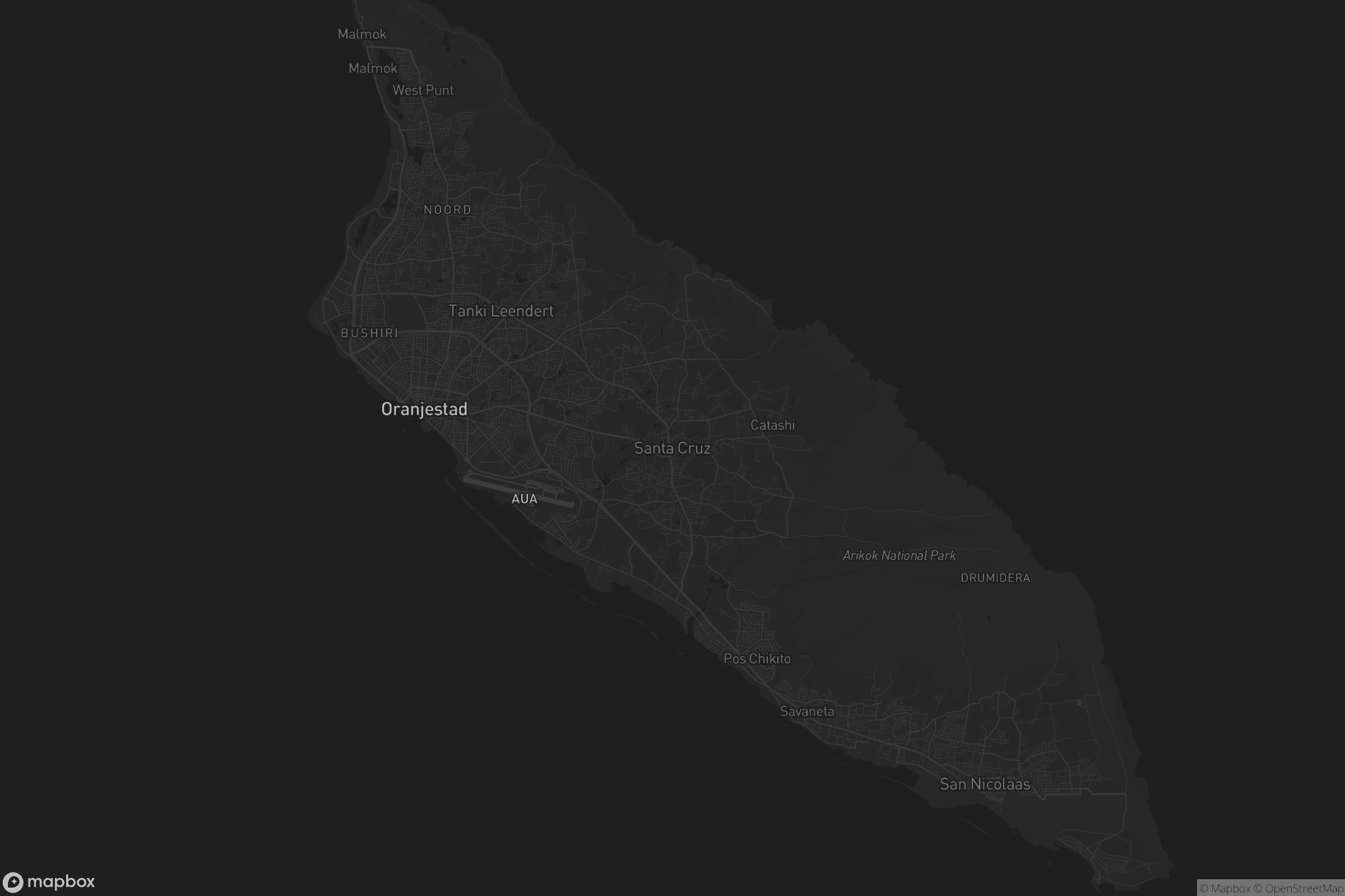 Kaart van Santa Cruz