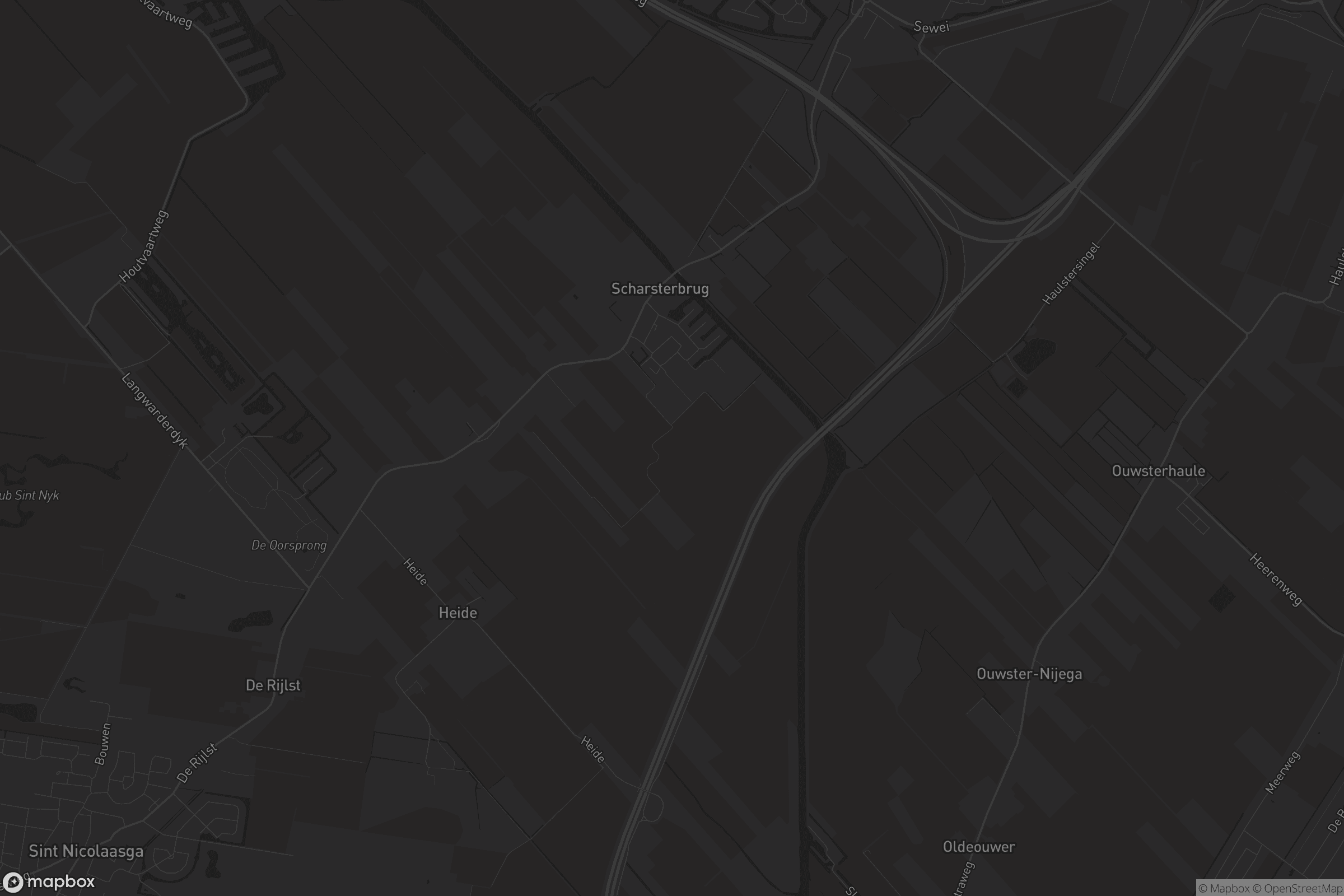 Kaart van Scharsterbrug