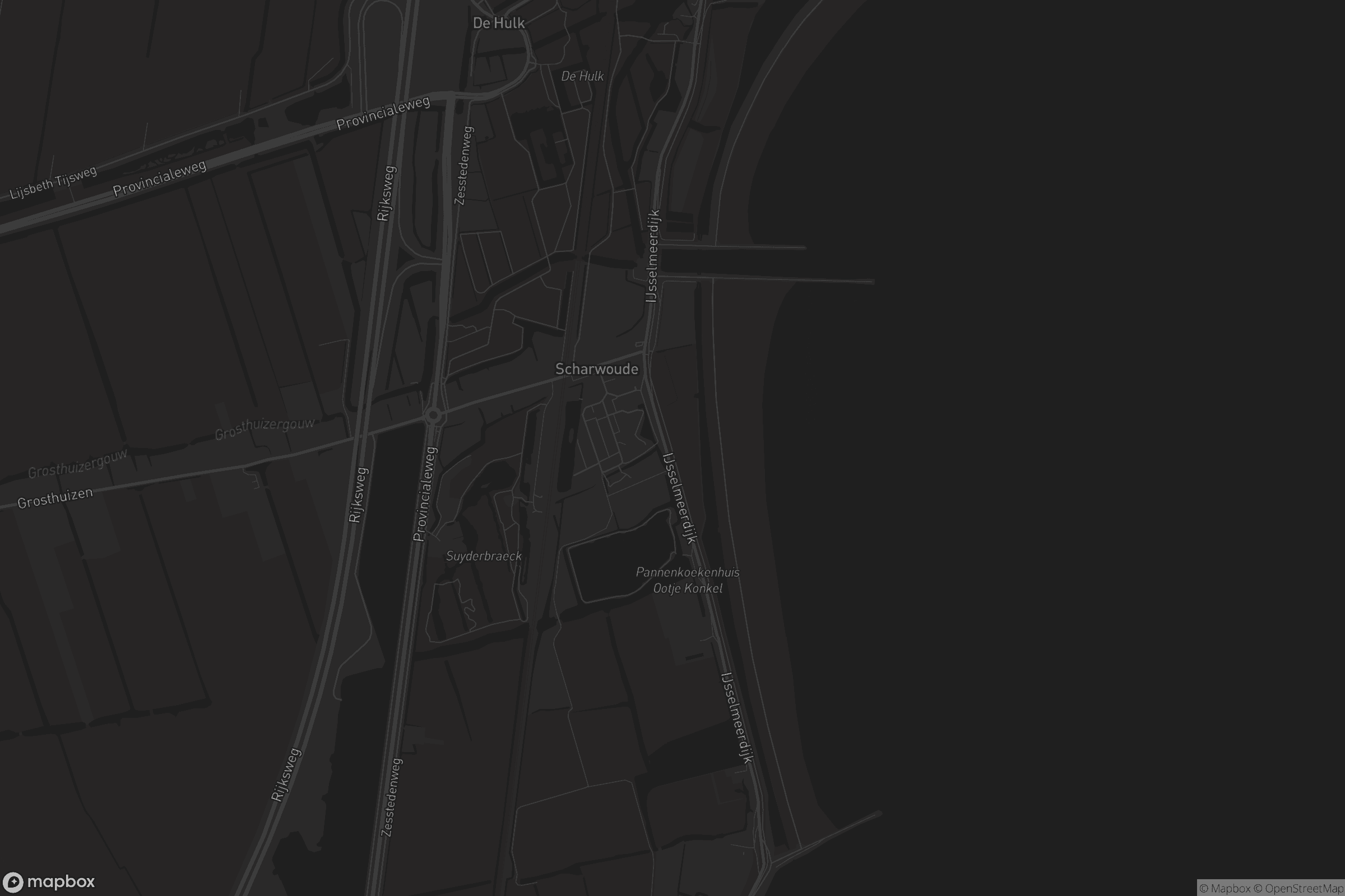 Kaart van Scharwoude