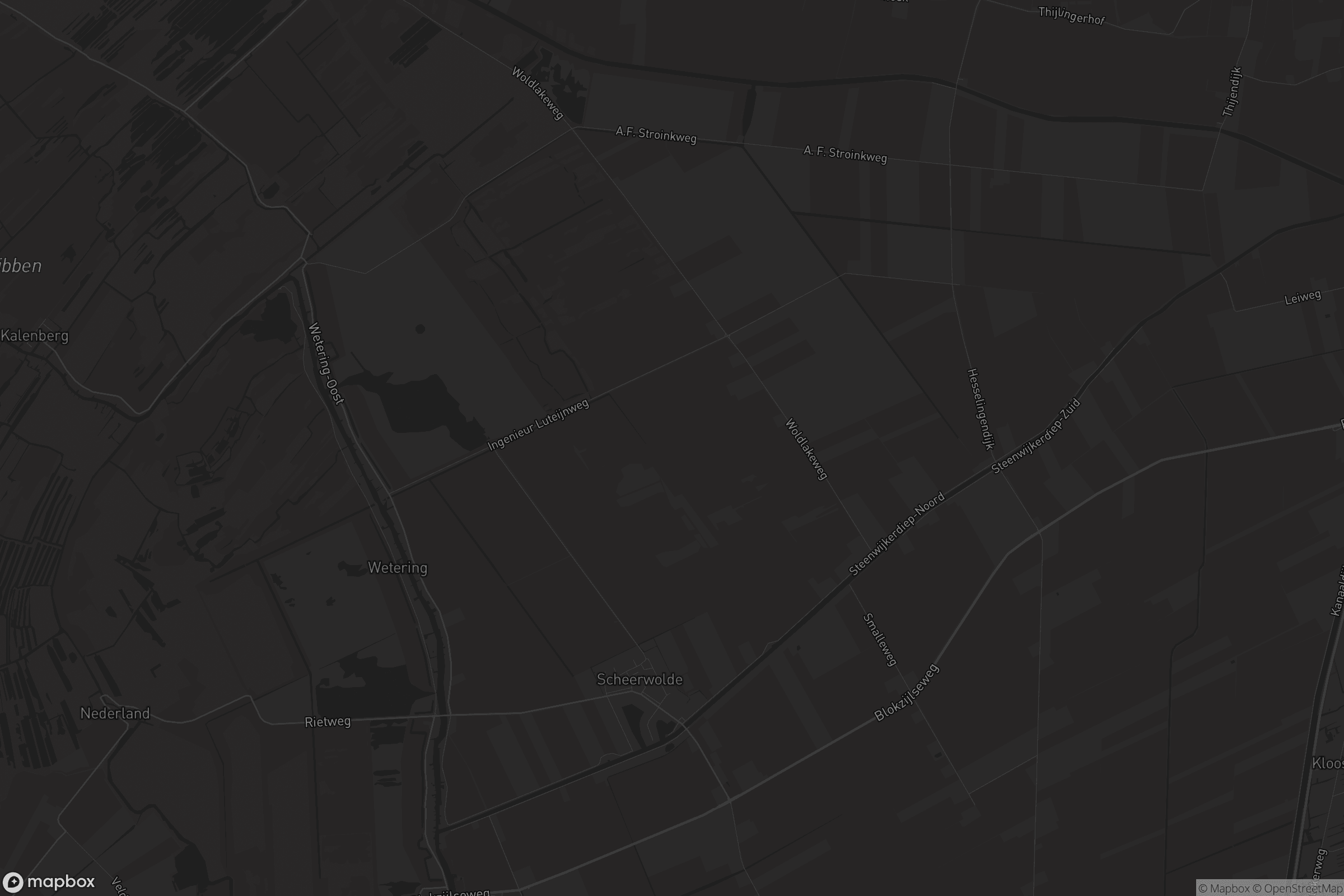 Kaart van Scheerwolde