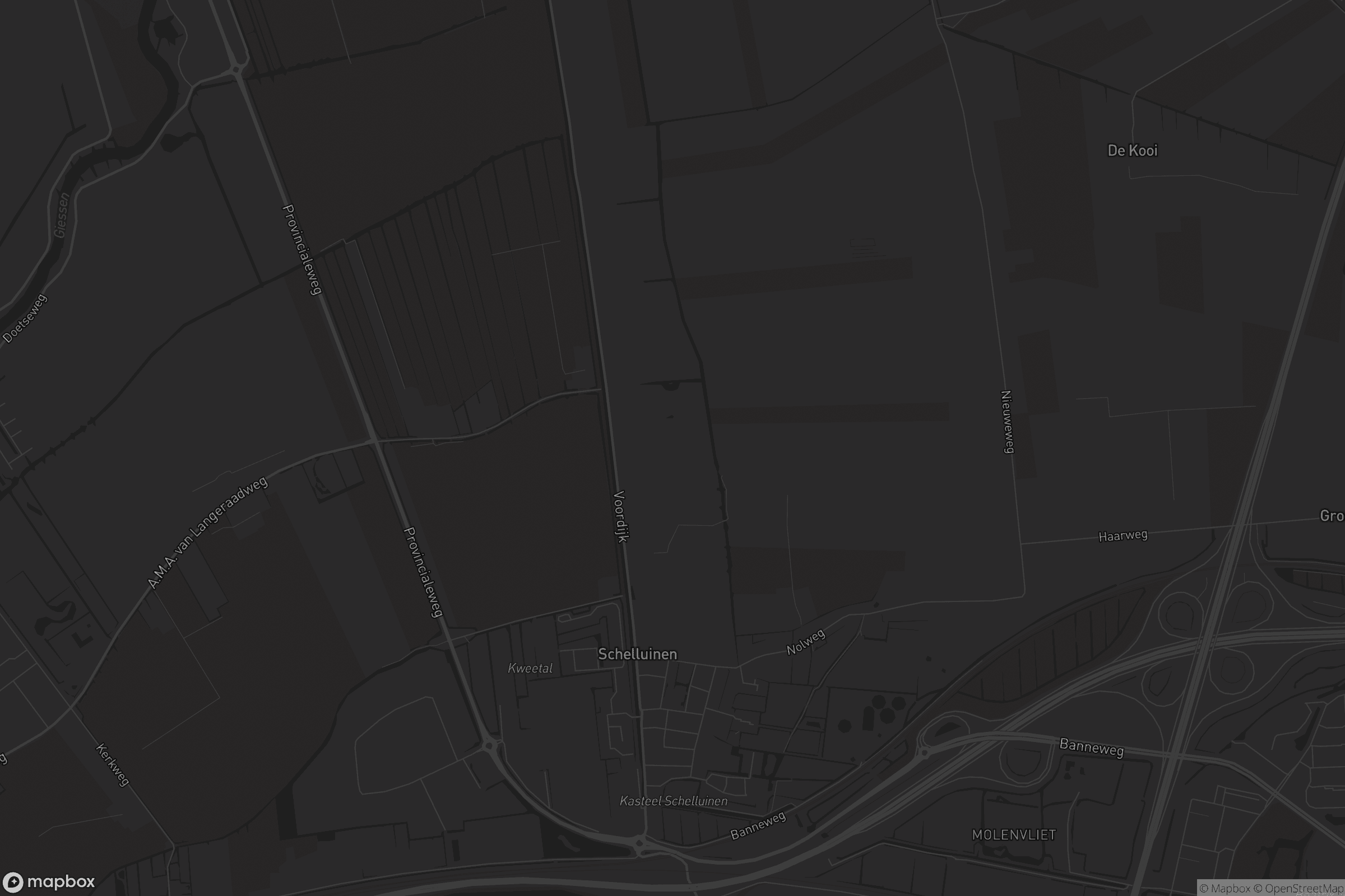 Kaart van Schelluinen