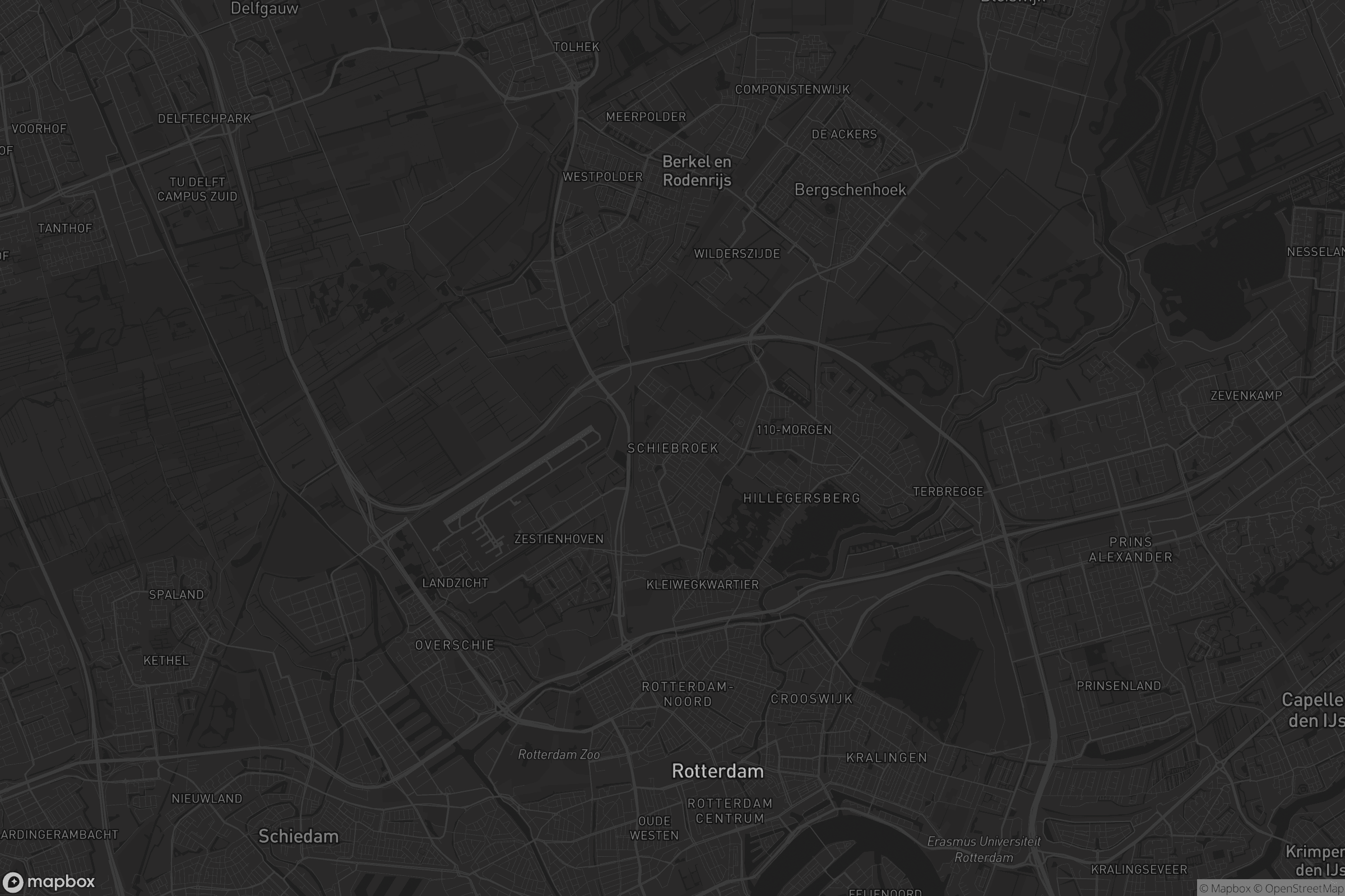 Kaart van Schiebroek