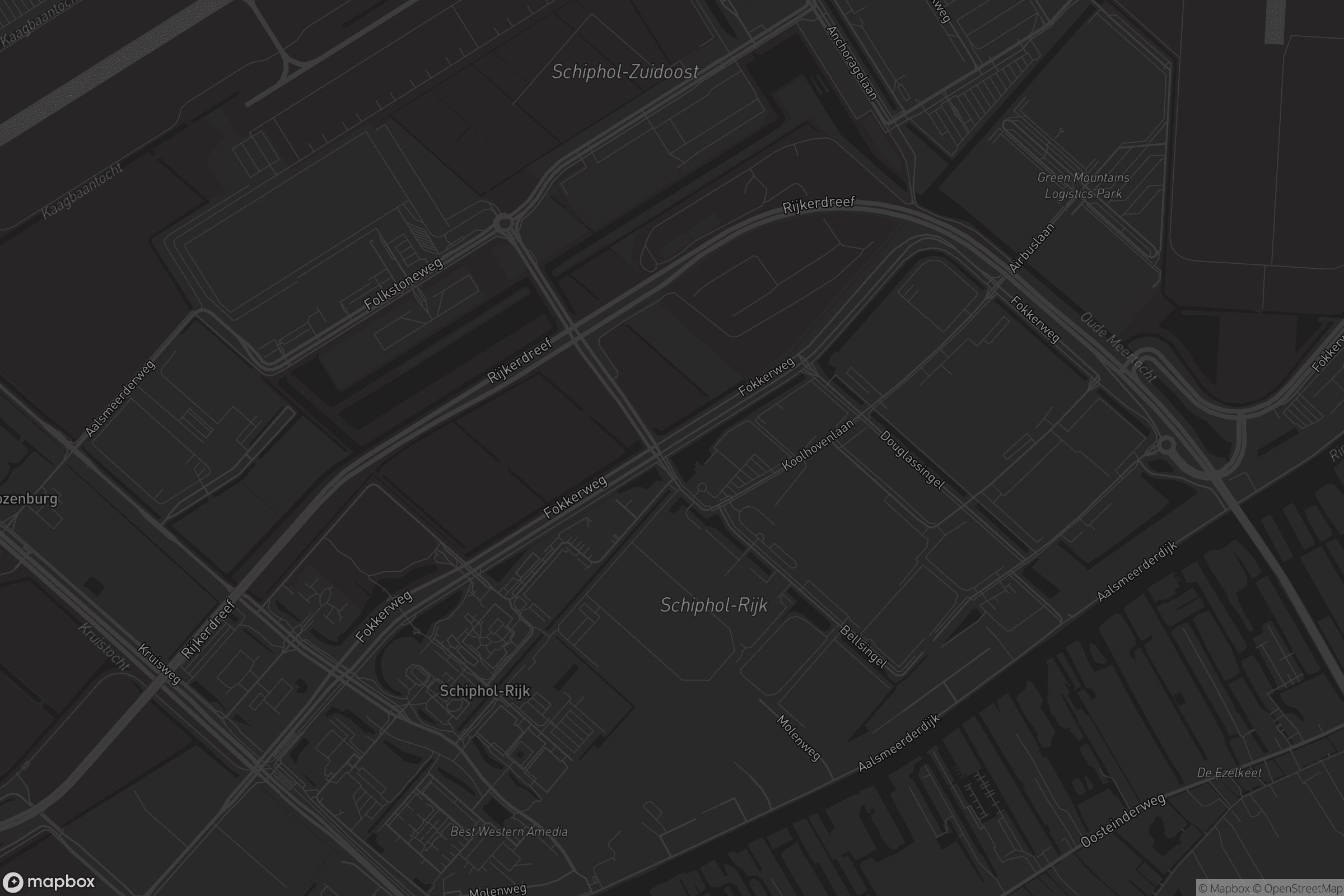 Kaart van Schiphol-Rijk