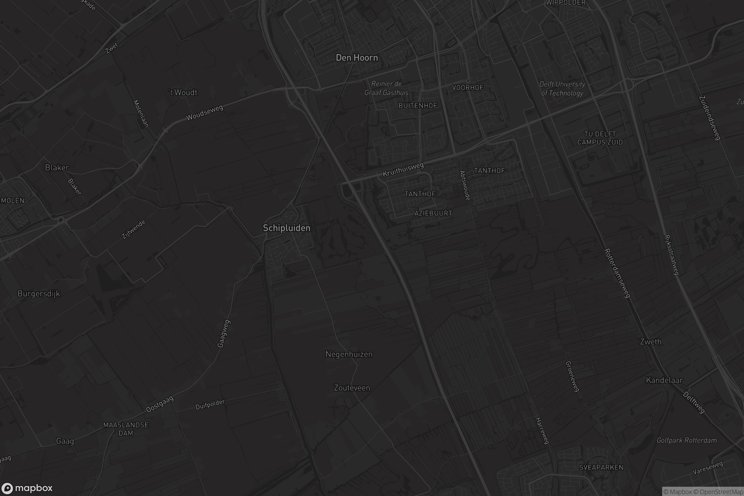 Kaart van Schipluiden