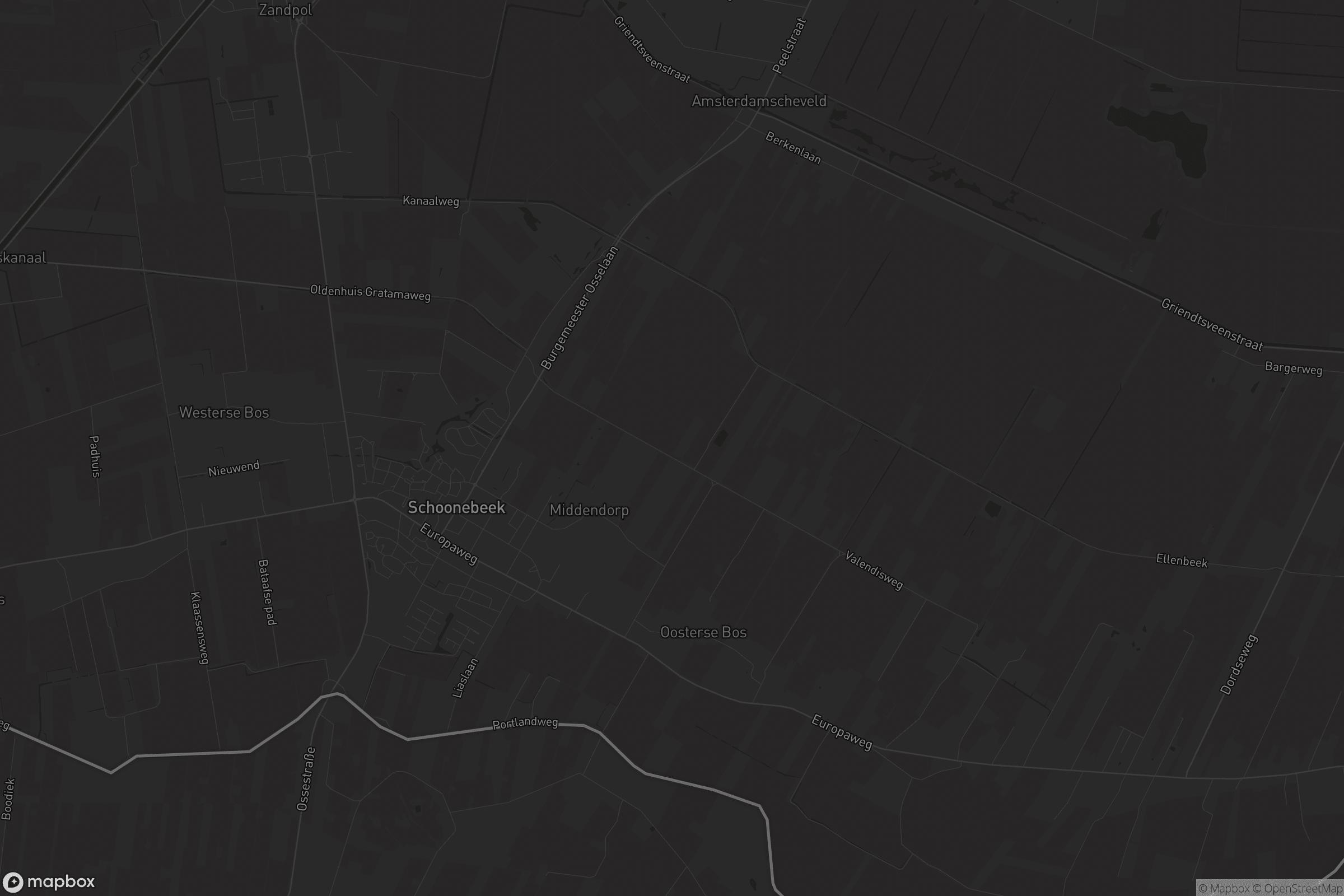 Kaart van Schoonebeek