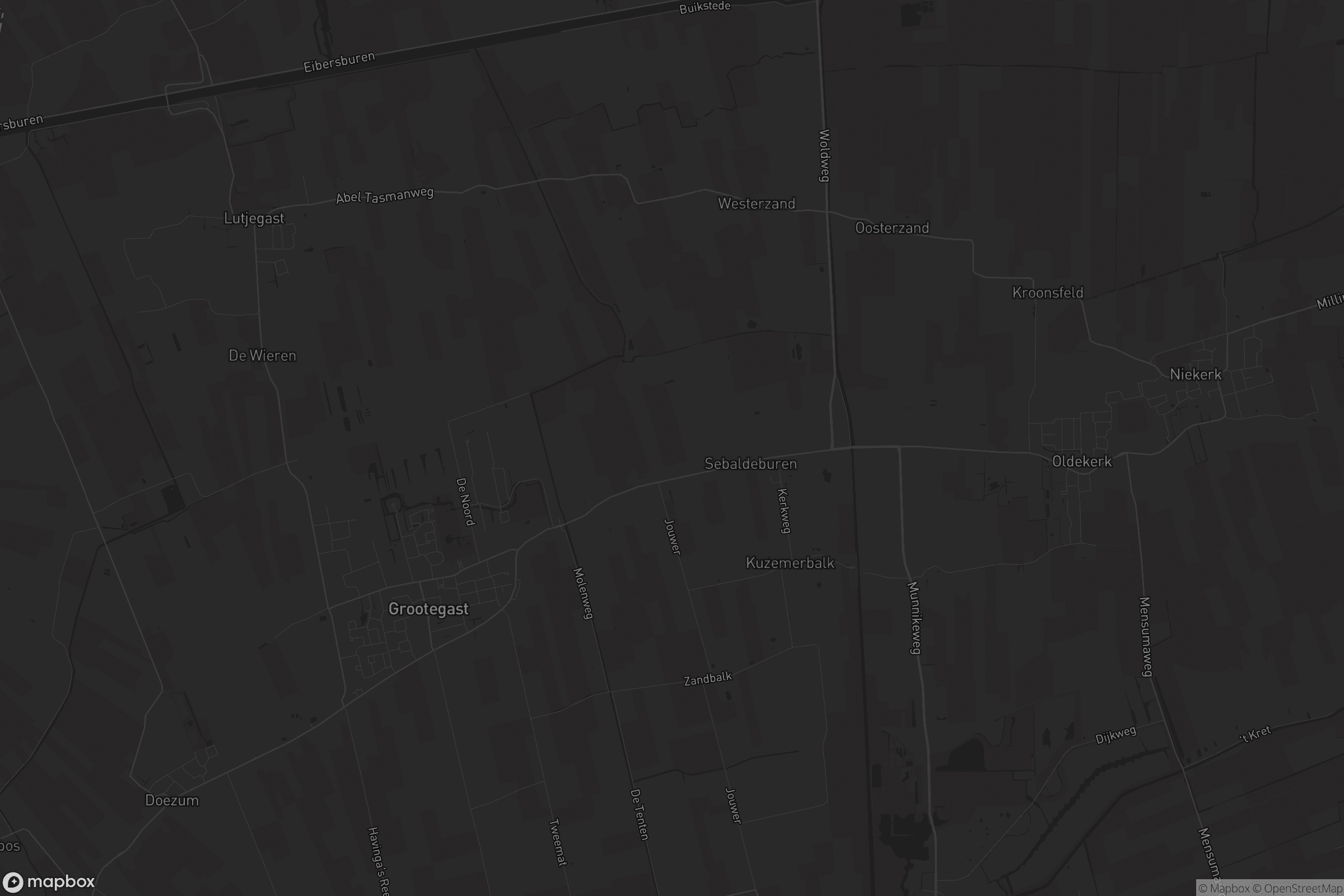 Kaart van Sebaldeburen