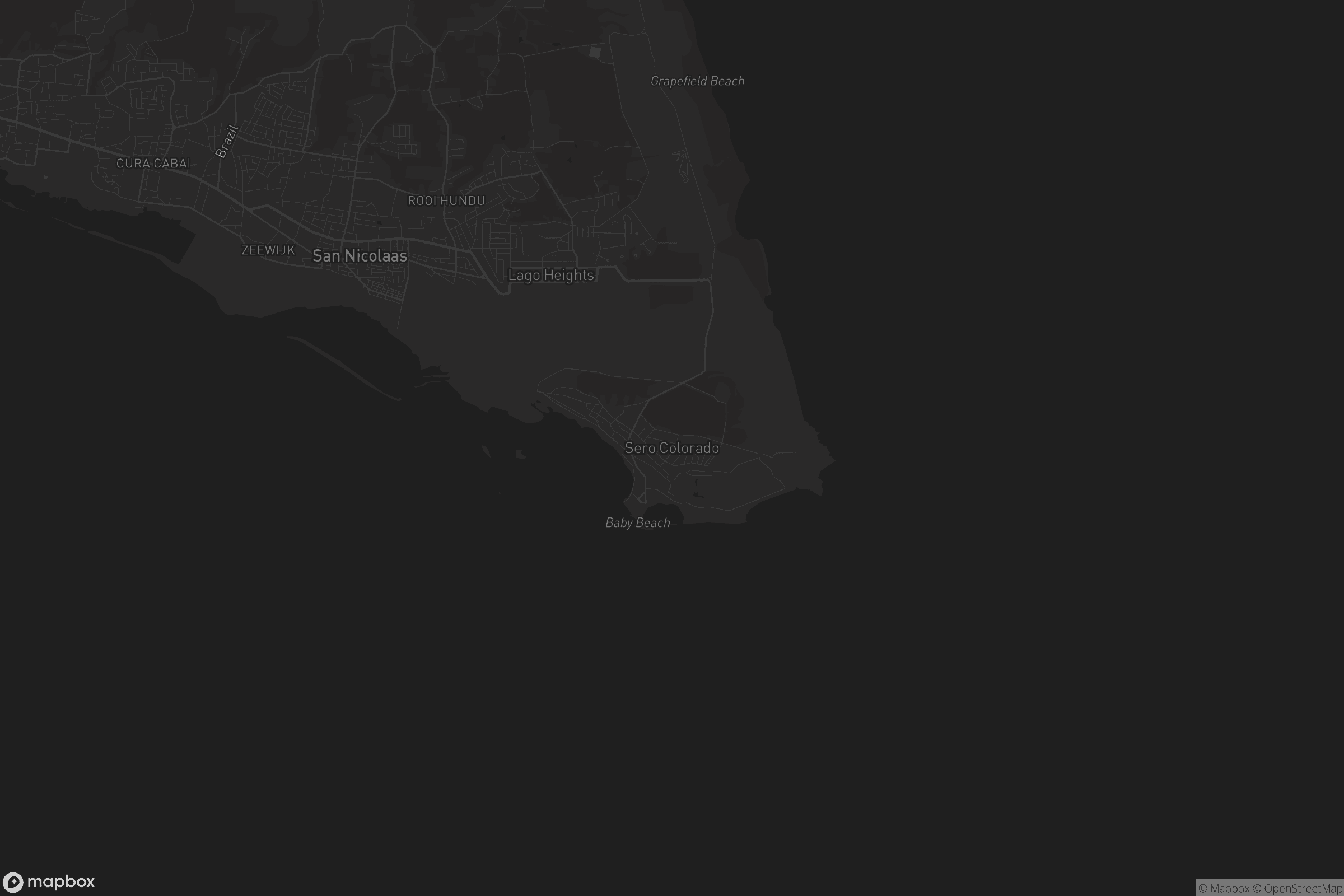 Kaart van Sero Colorado