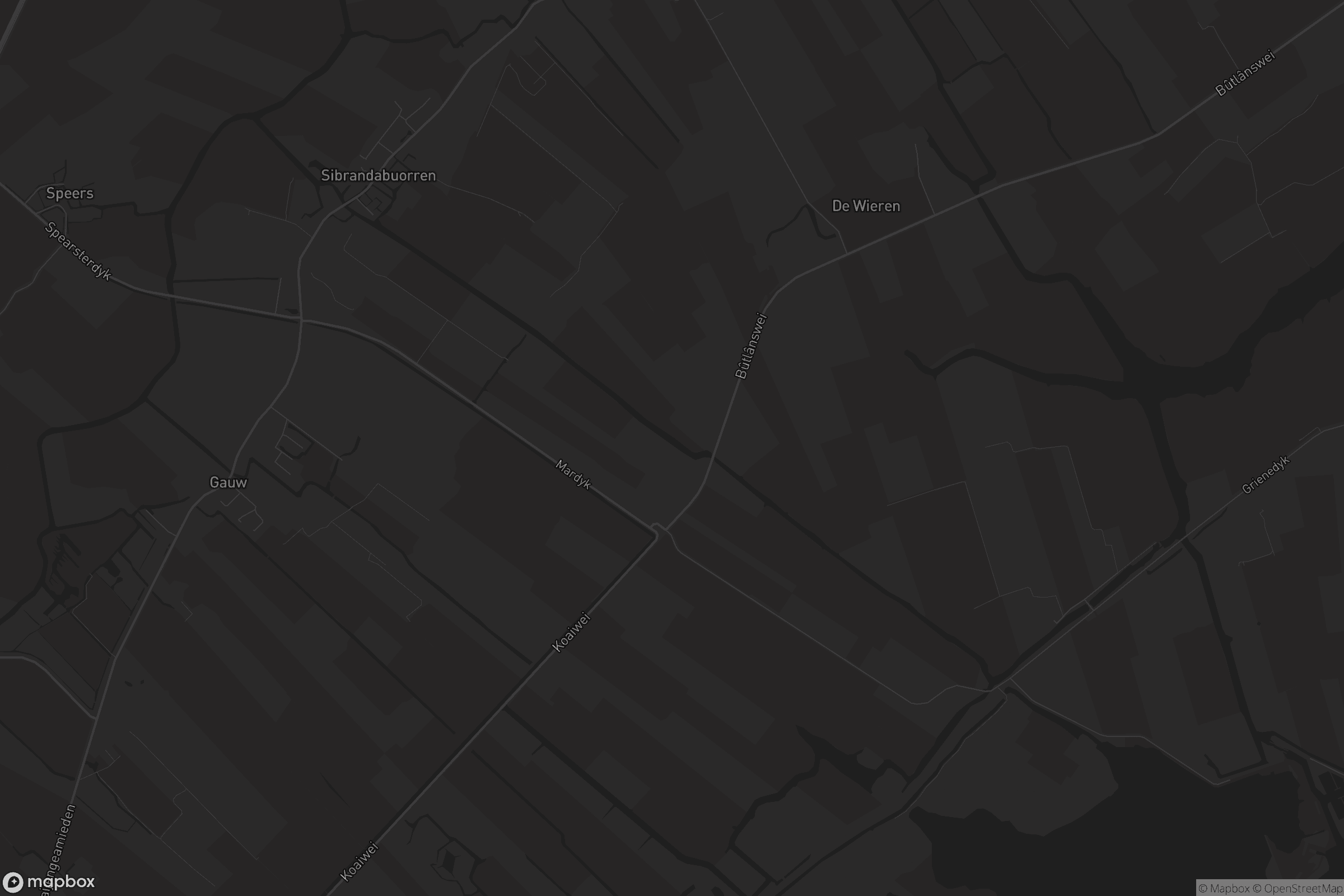 Kaart van Sibrandabuorren