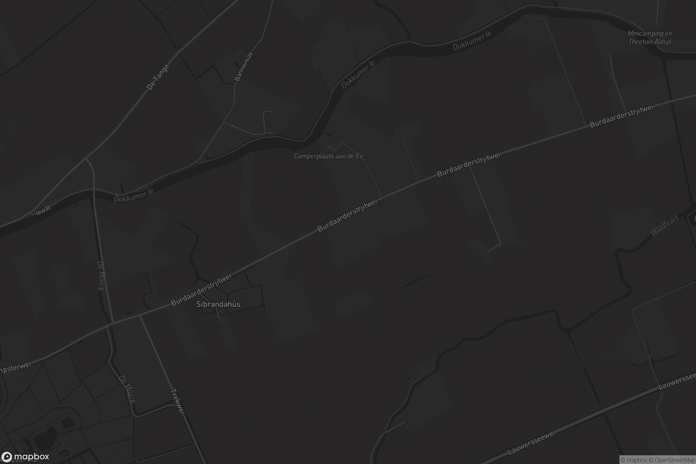 Kaart van Sibrandahûs