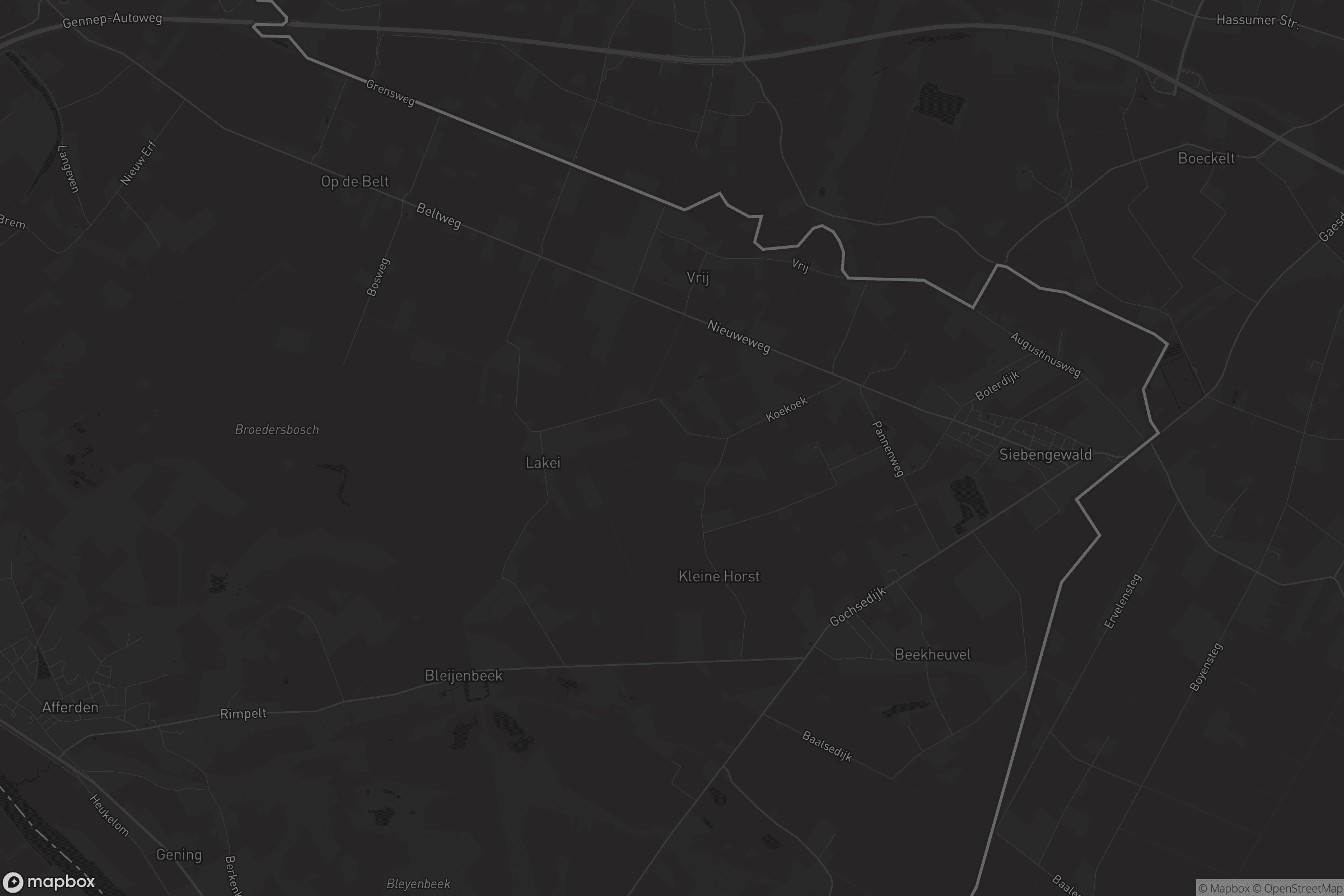 Kaart van Siebengewald