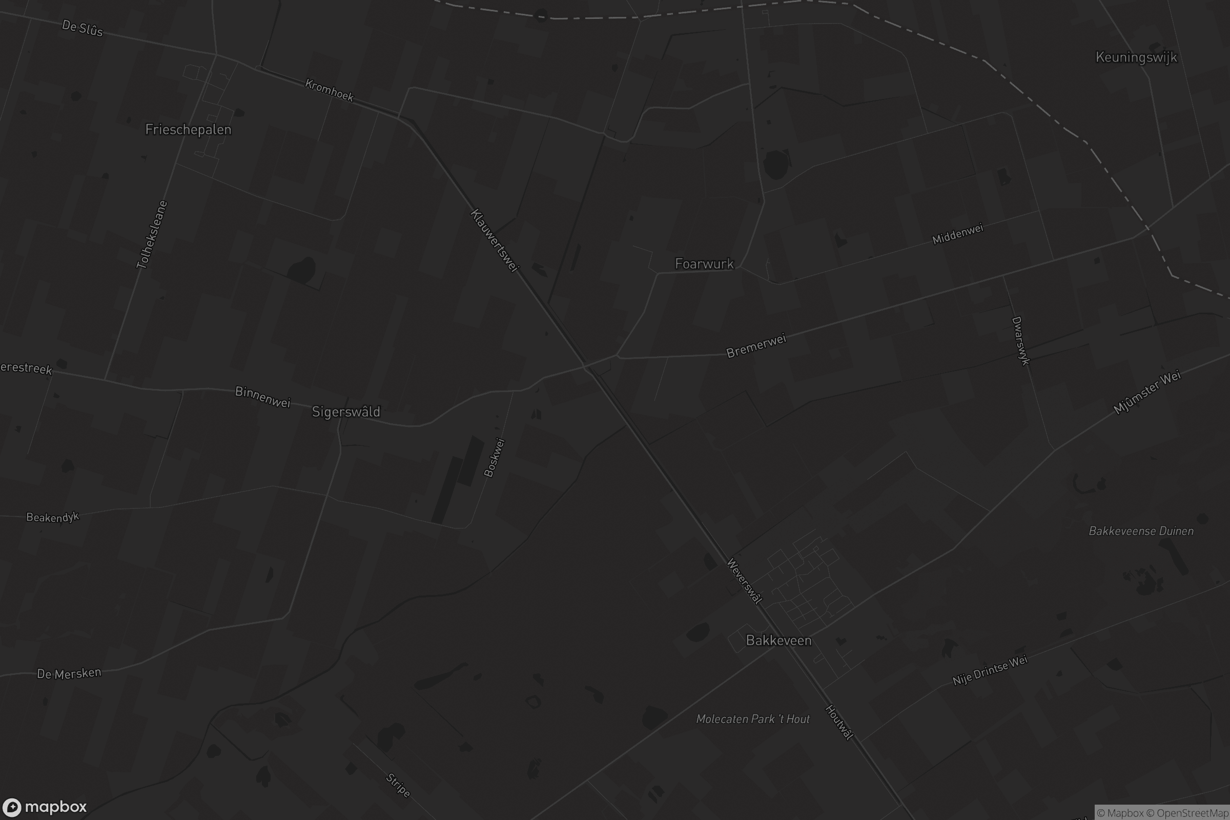 Kaart van Siegerswoude