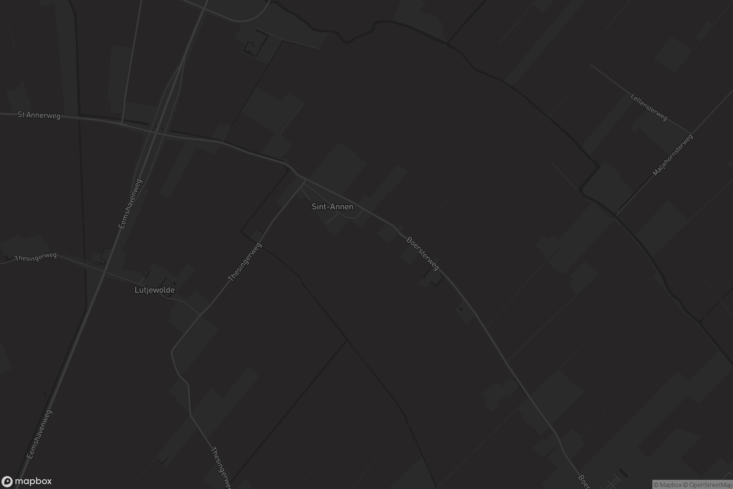 Kaart van Sint Annen