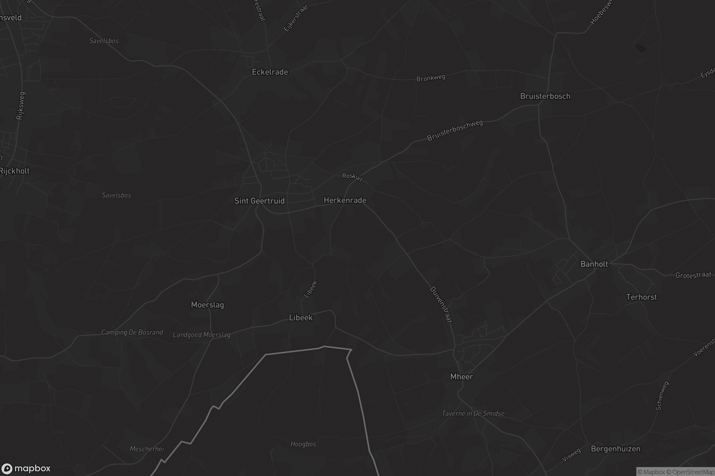 Kaart van Sint Geertruid