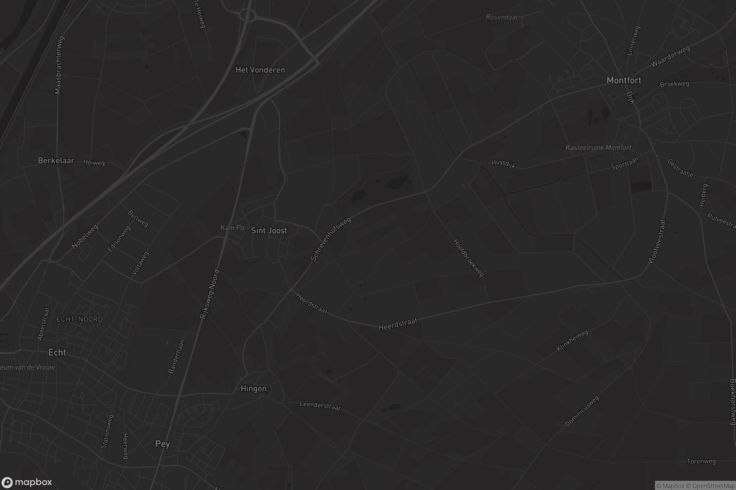 Kaart van Sint Joost