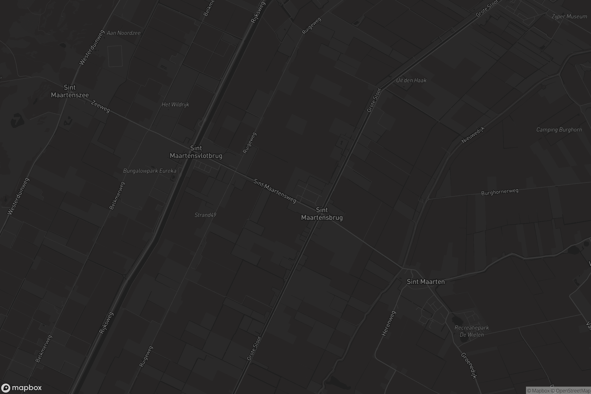 Kaart van Sint Maartensbrug