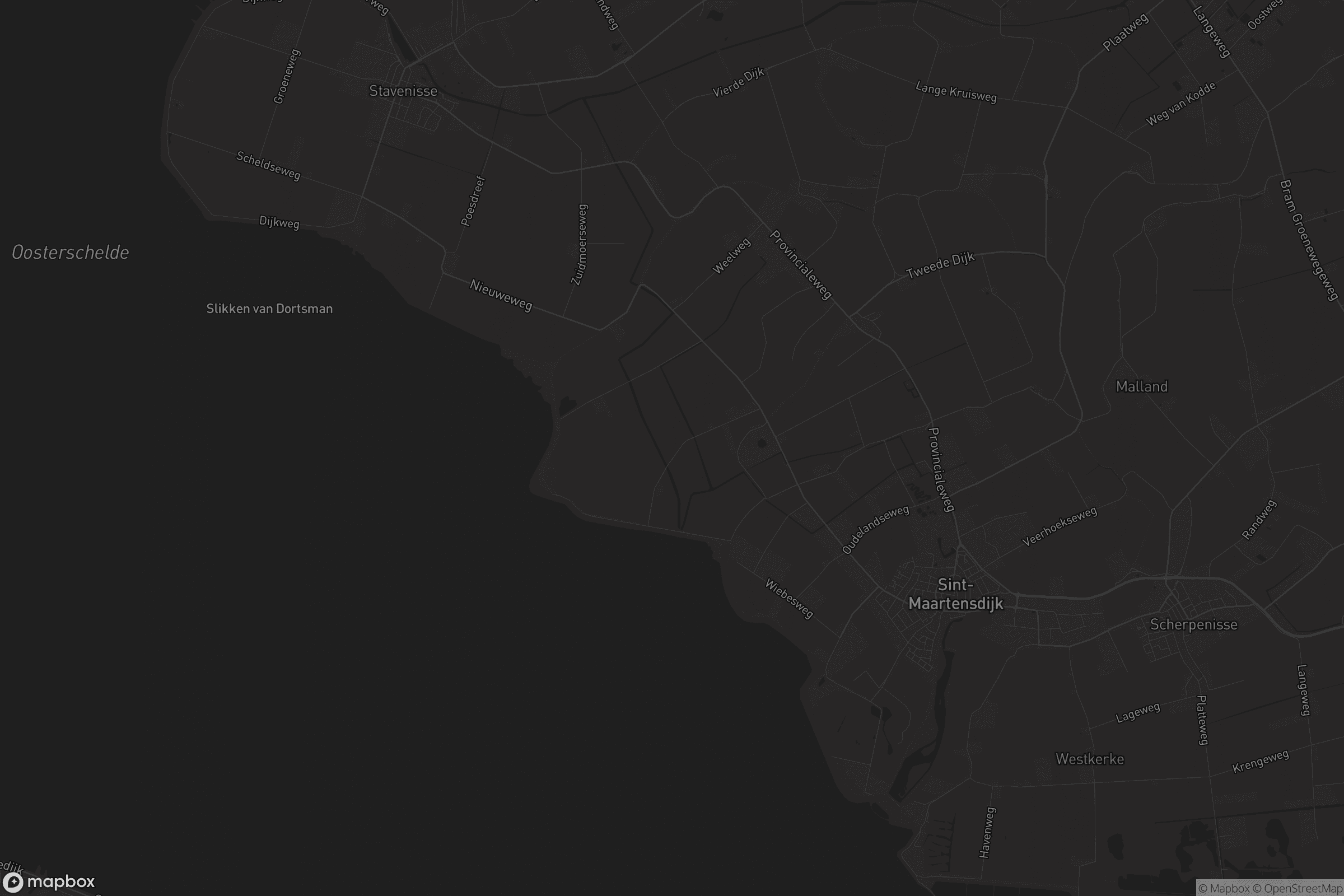 Kaart van Sint-Maartensdijk