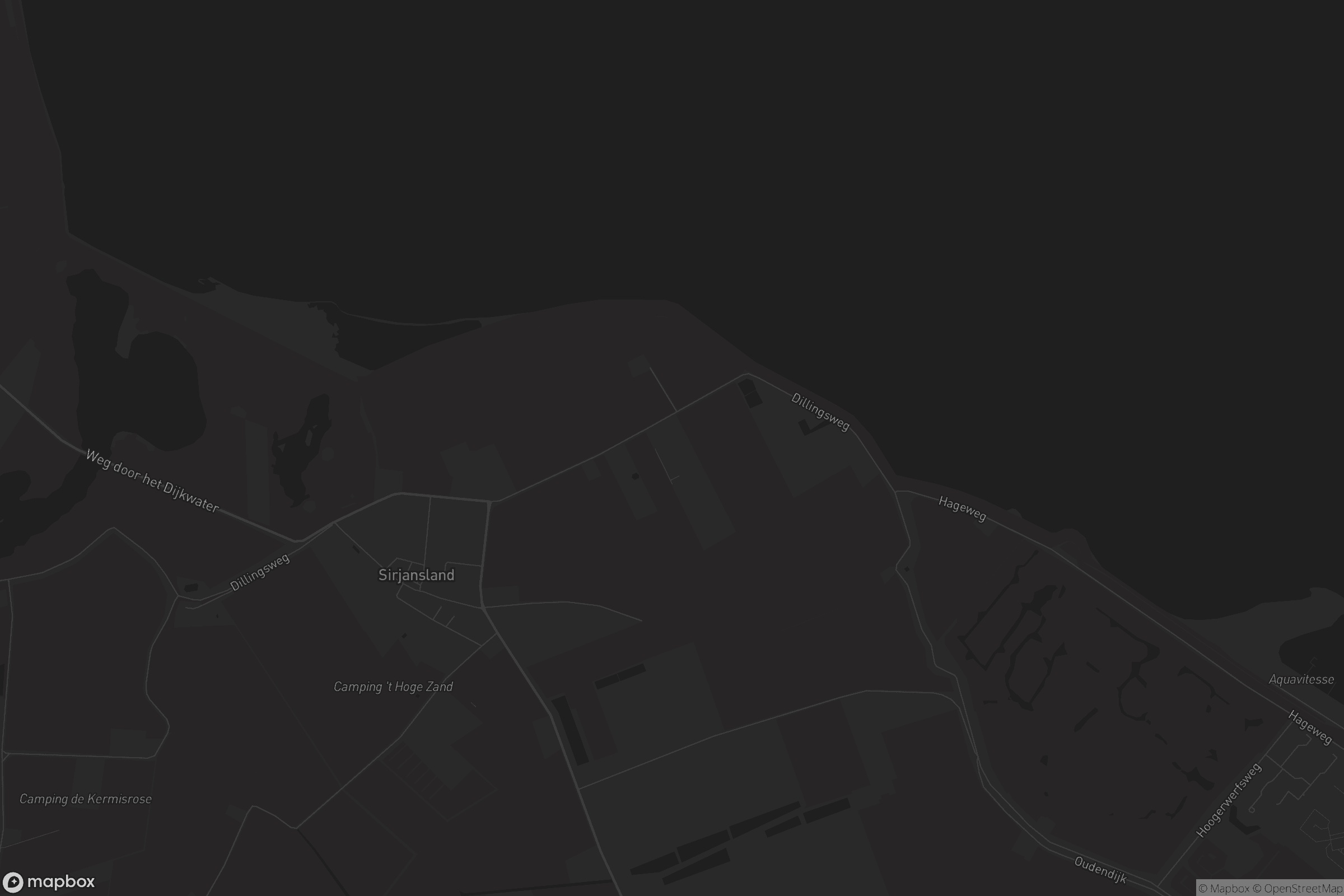 Kaart van Sirjansland