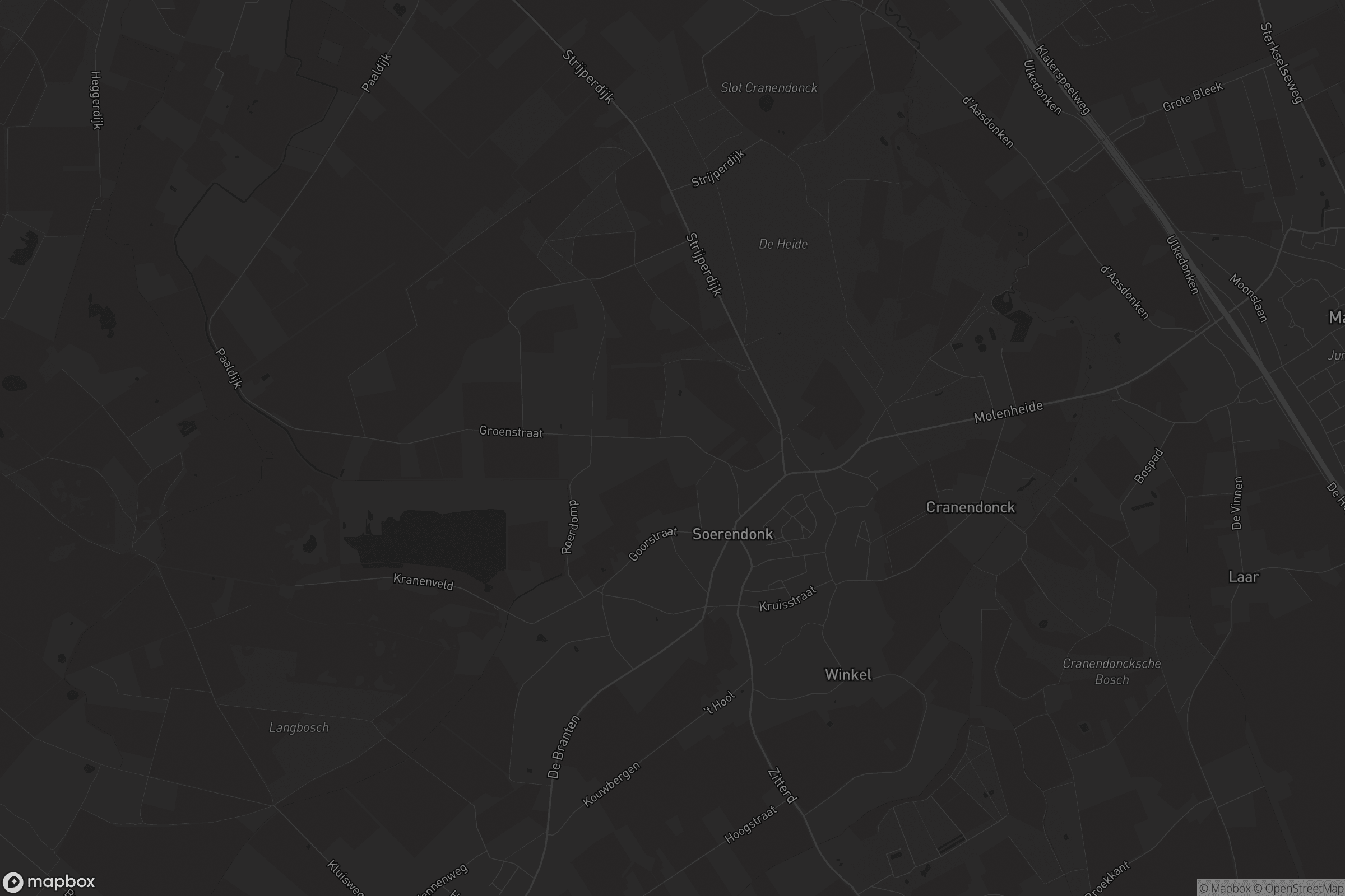 Kaart van Soerendonk