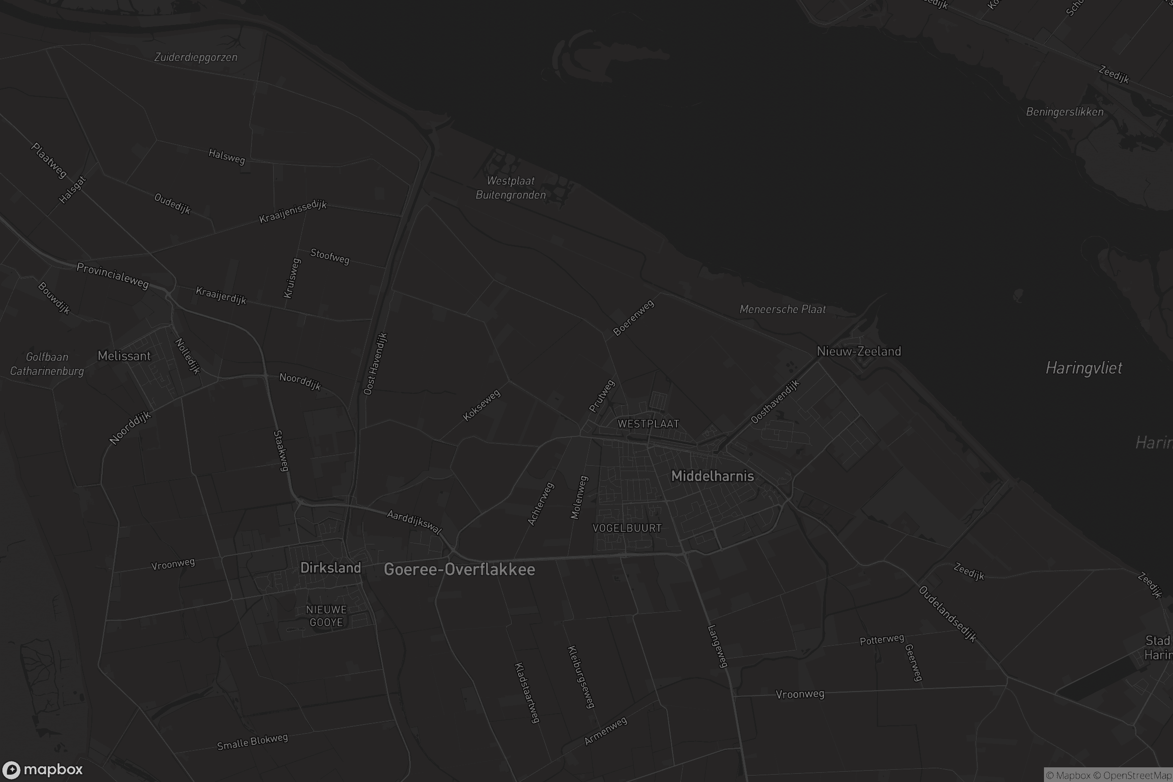 Kaart van Sommelsdijk