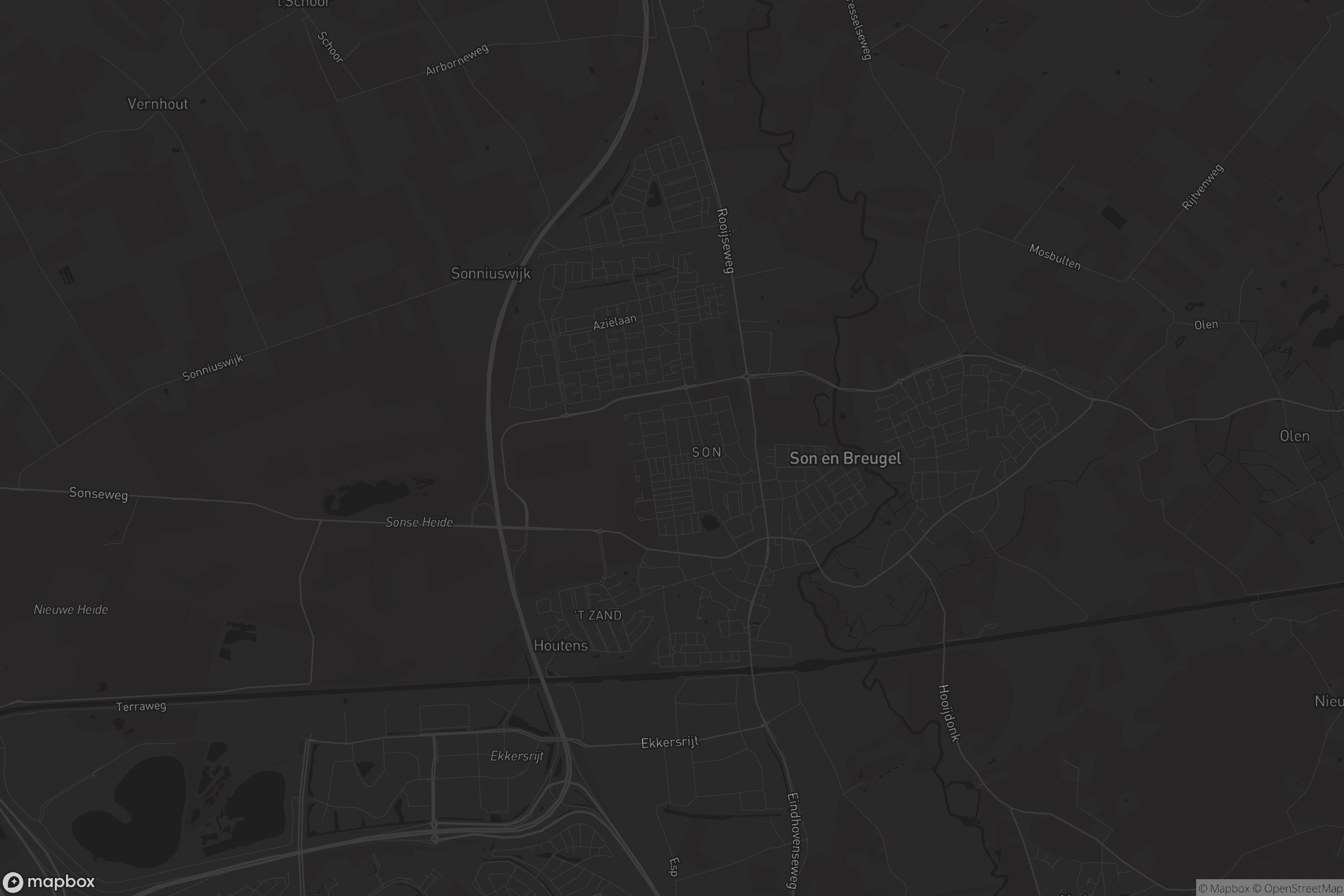 Kaart van Son en Breugel