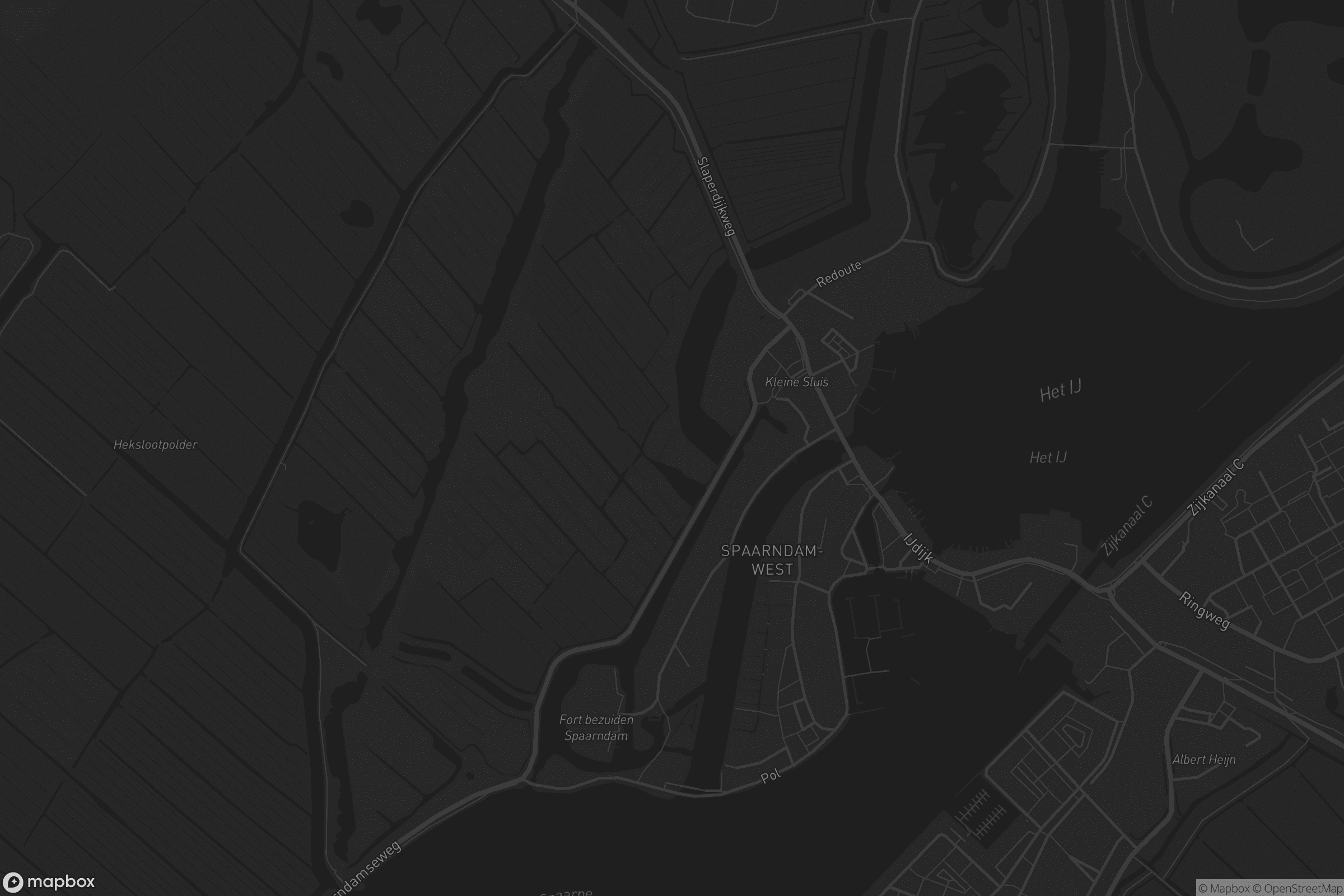 Kaart van Spaarndam gem. Haarlem