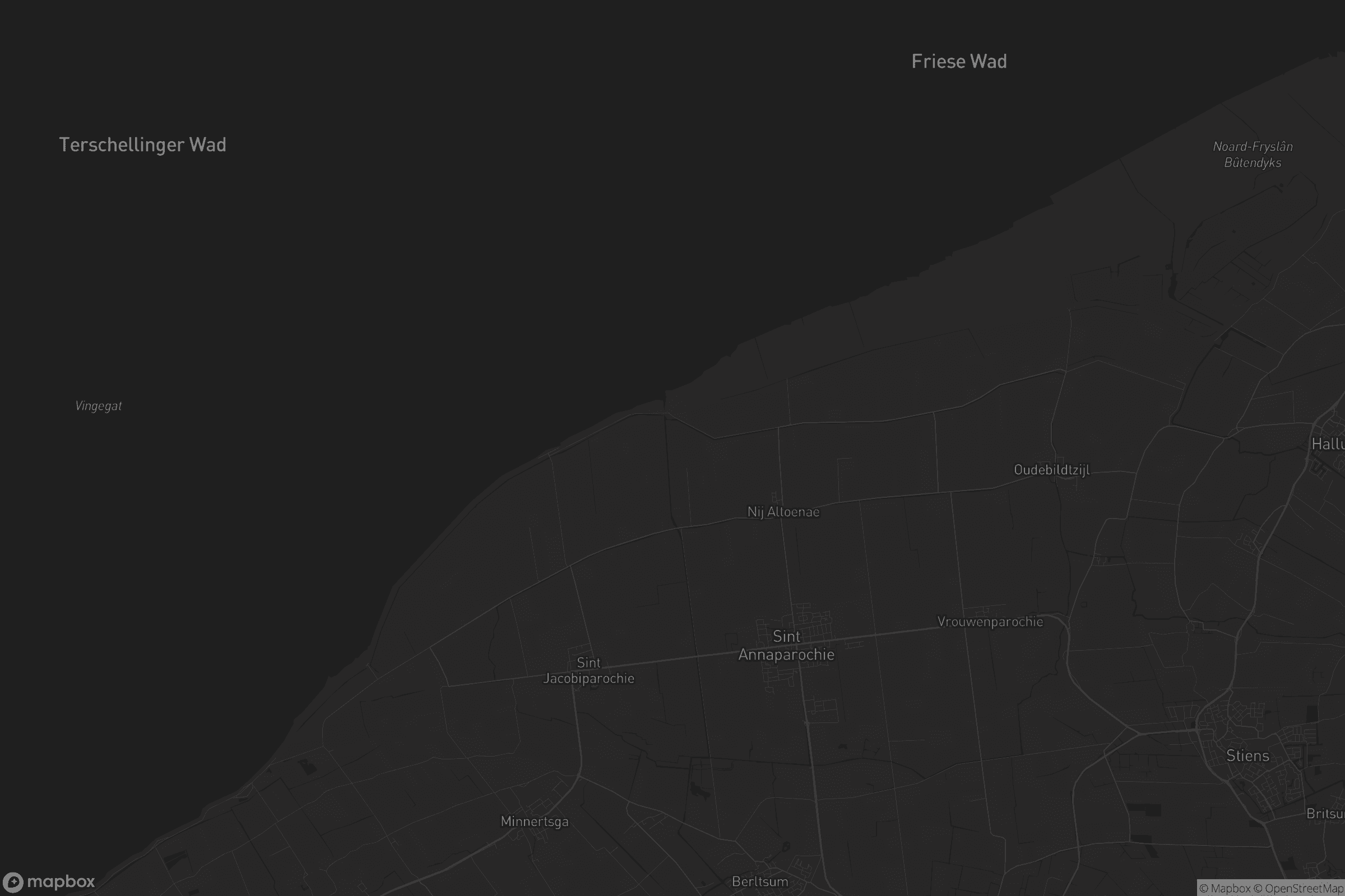 Kaart van St.-Annaparochie