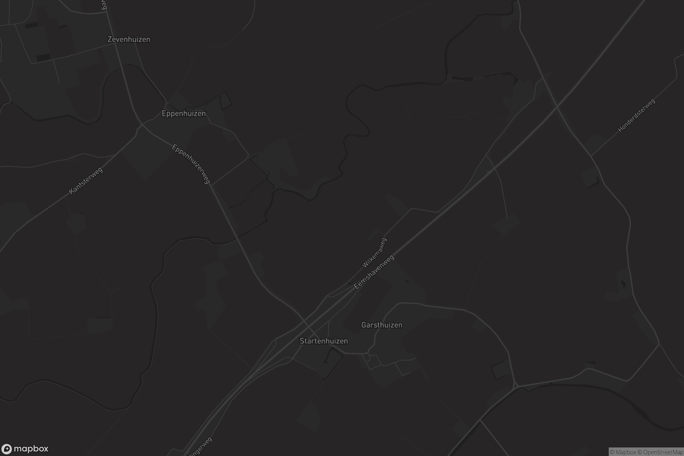 Kaart van Startenhuizen