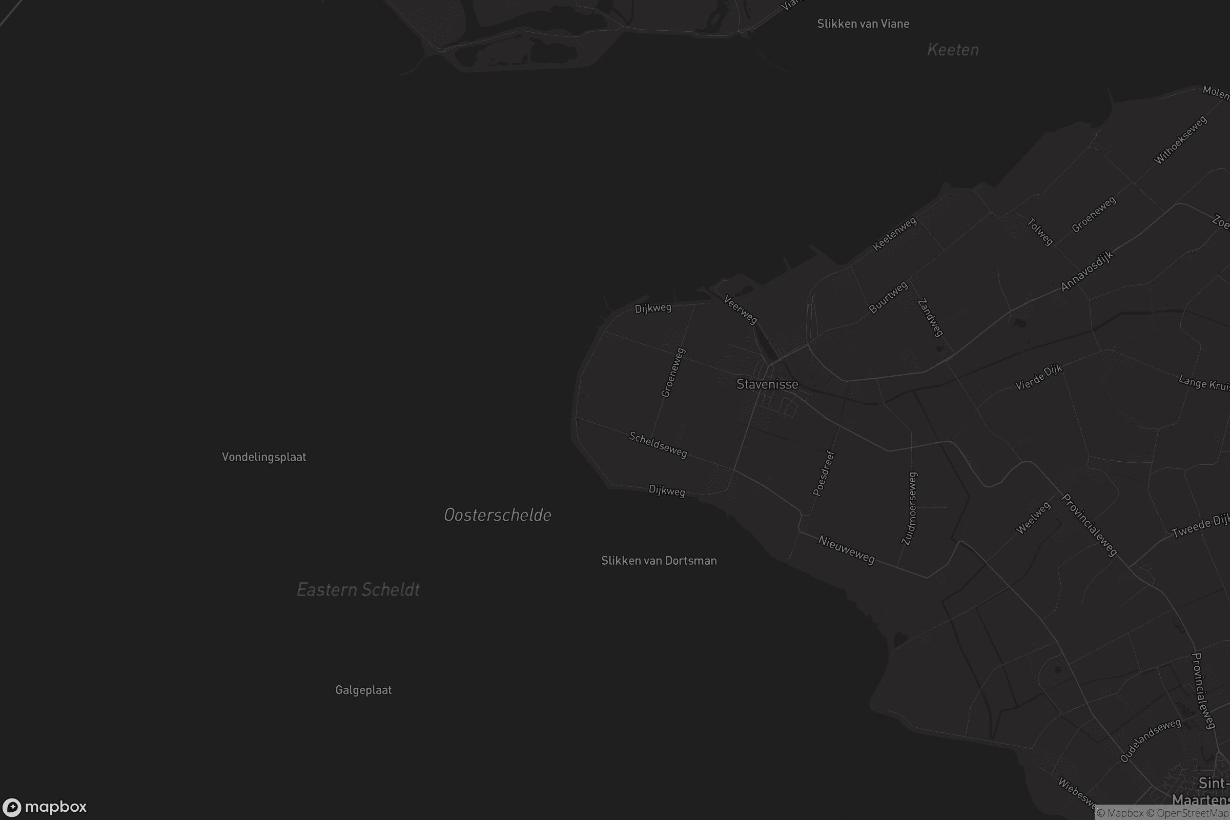 Kaart van Stavenisse