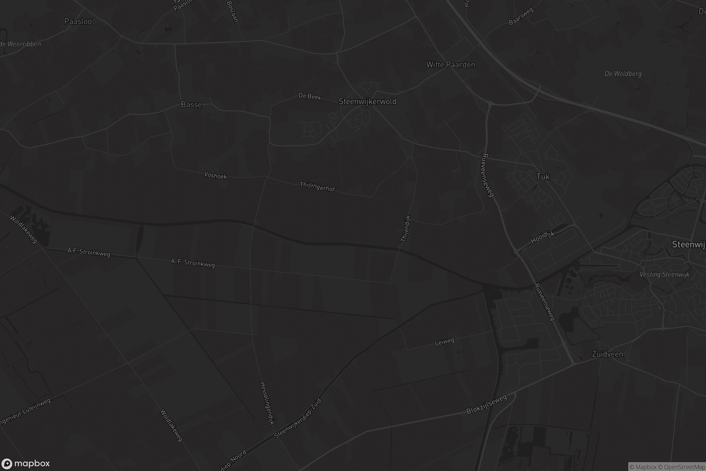 Kaart van Steenwijkerwold