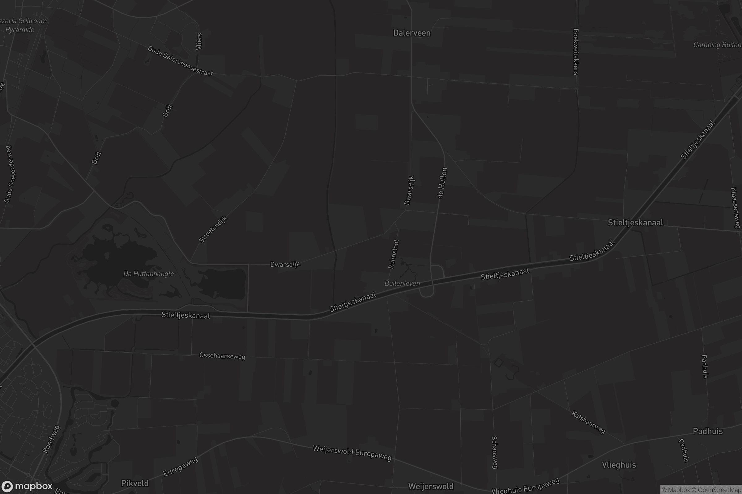 Kaart van Stieltjeskanaal