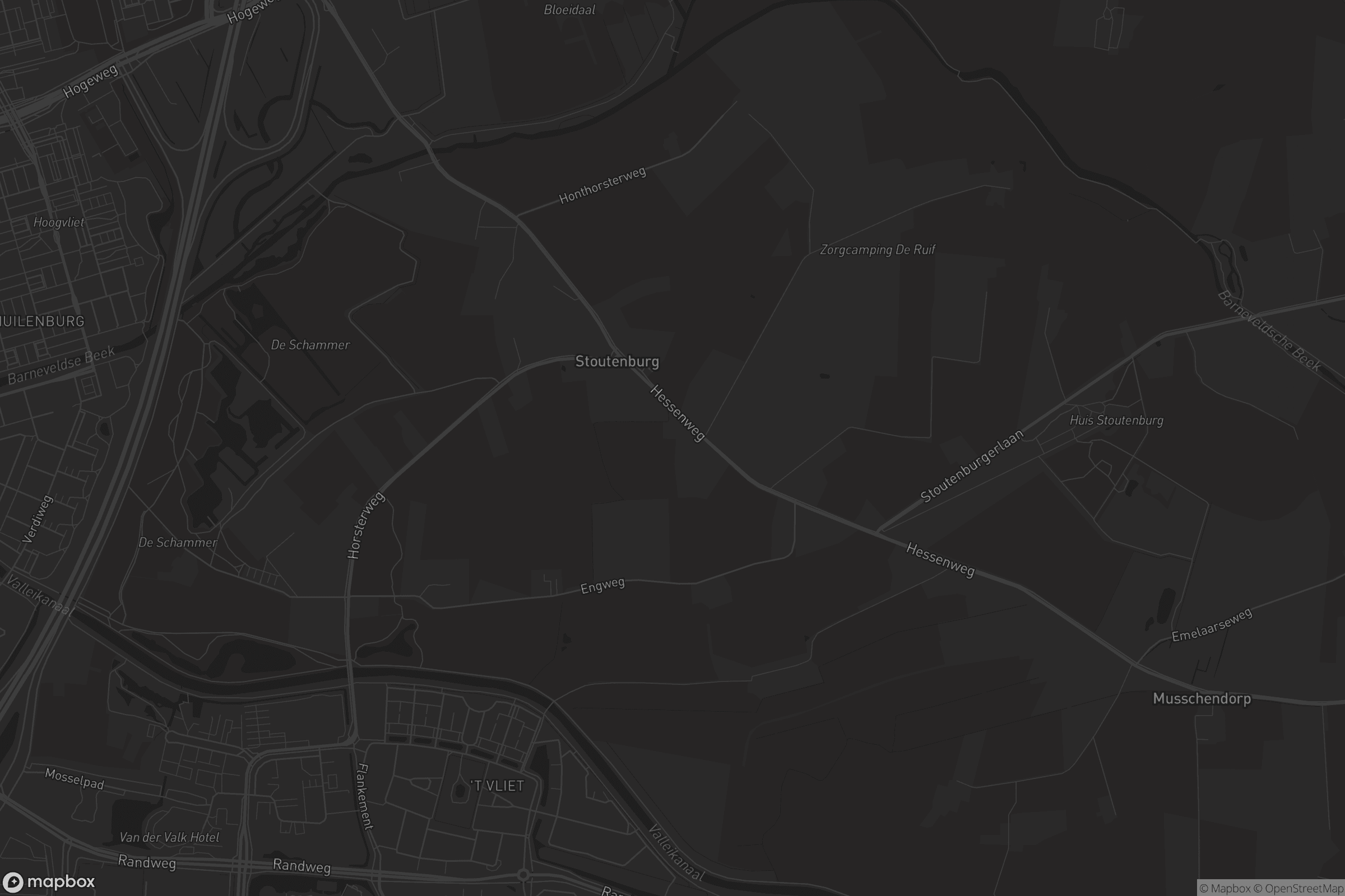 Kaart van Stoutenburg